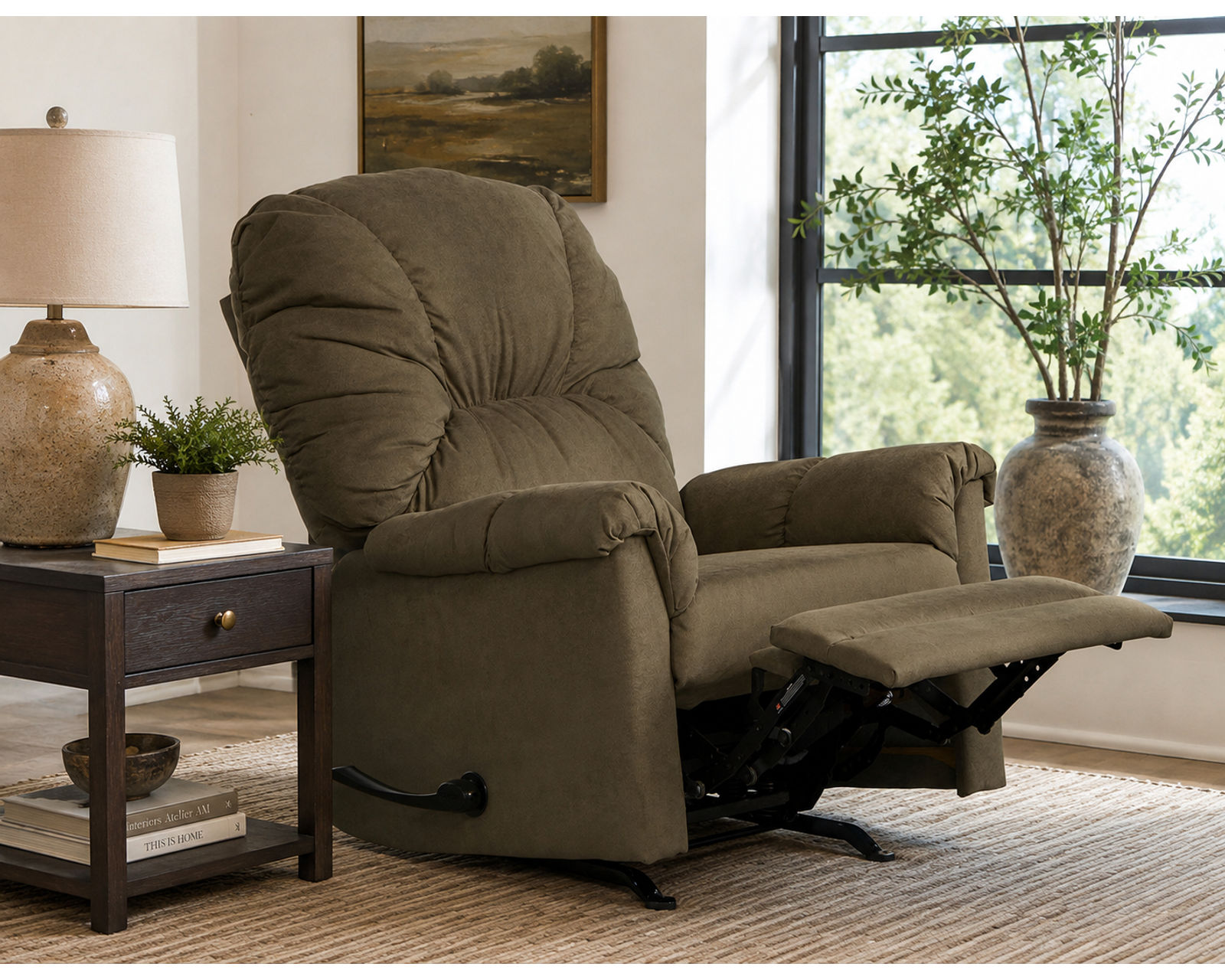 Winner Rocker Recliner A Winning Combination of Plush Comfort, Rocking Relaxation & Exceptional Value (4 Colors) - Deep Comfort. Lasting Support.