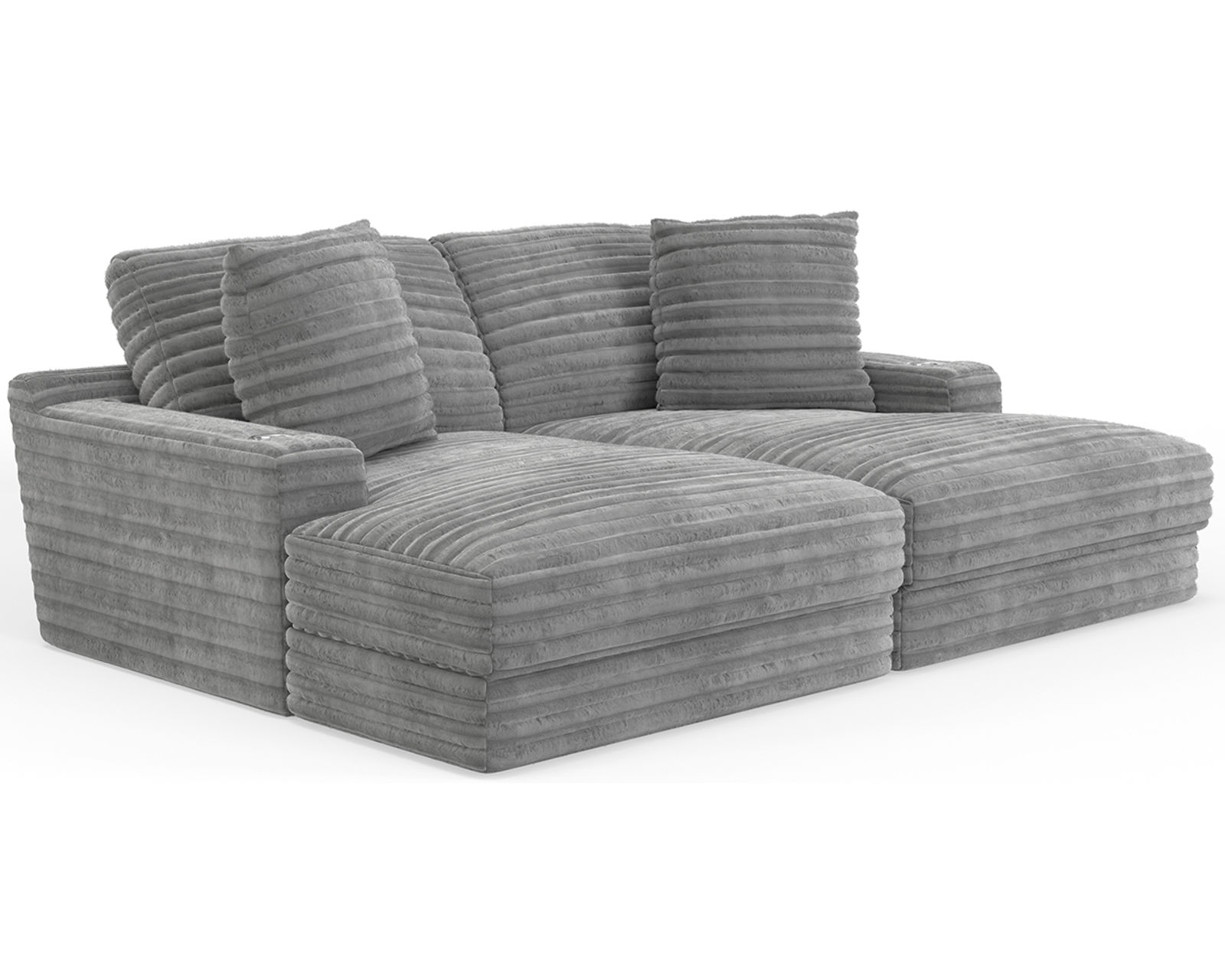 Comfrey Double Wide 90" Chaise (3 colors) Includes pillows