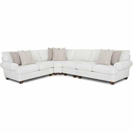 Layout B: Four Piece Sectional 100" x 127"
