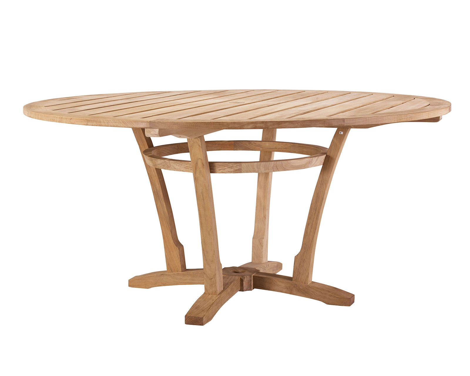 Edgewood 48" Five Piece Round Dining Room (Teak) - Edgewood 48" Round Dining Table