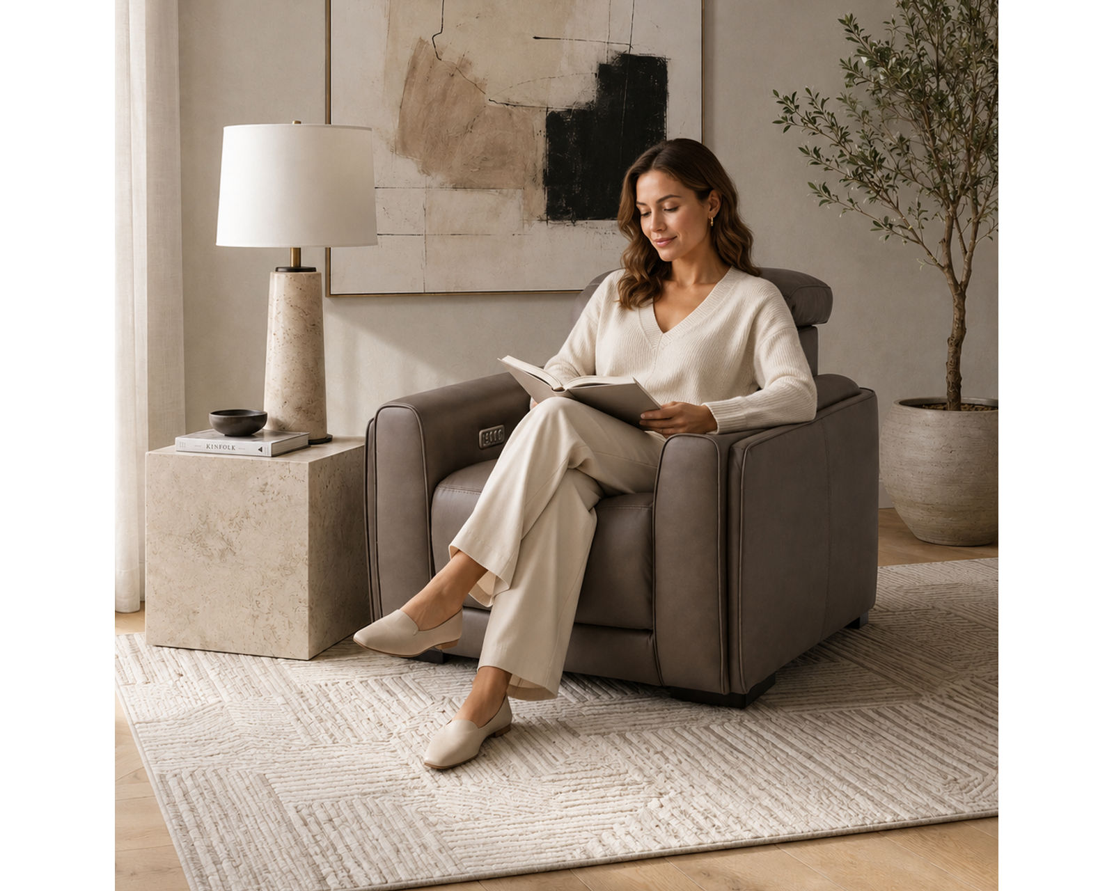 Sola 1646 Power Reclining Sofa (wide seats) 86" or 120" - in stock - Furniture Built to Stand the Test of Time.