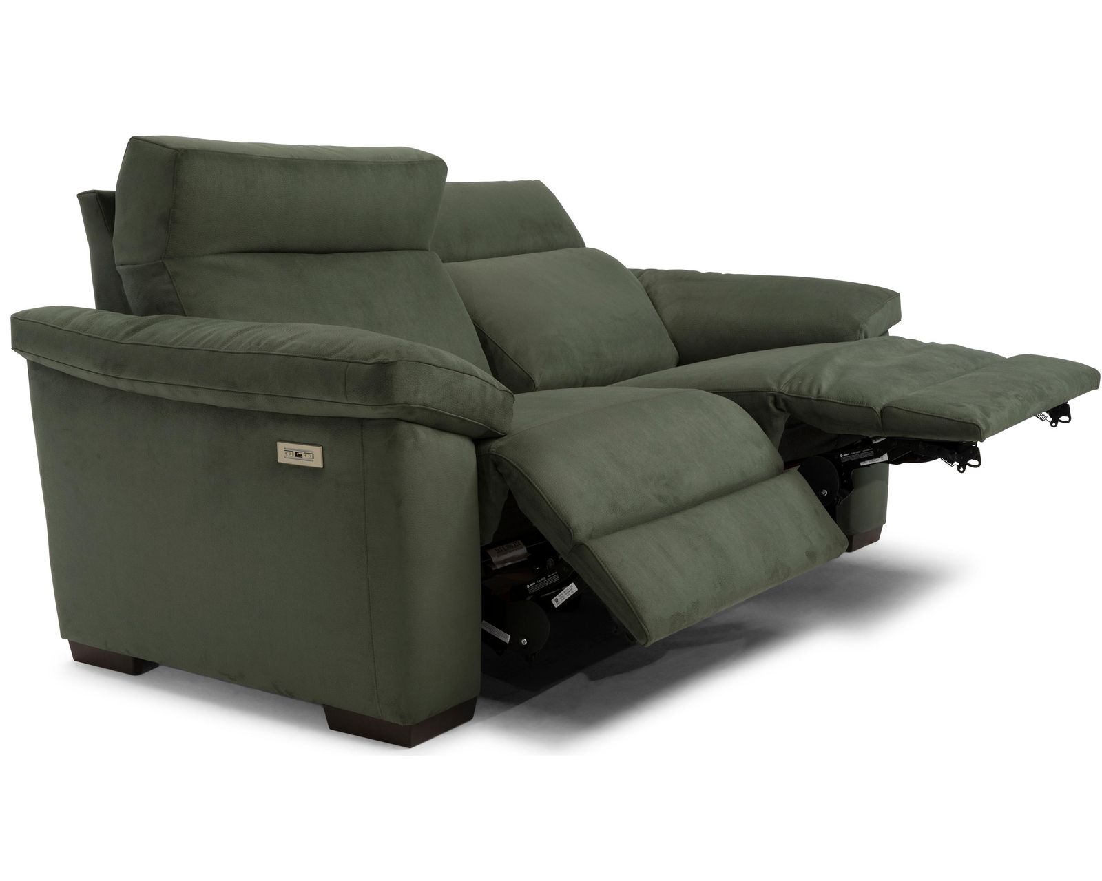 Estremo C126 Power Headrest Power Reclining Sofa 77" or 88" (+40 fabrics) - Estremo 77" Power Headrest Power Reclining Sofa (two cushions)