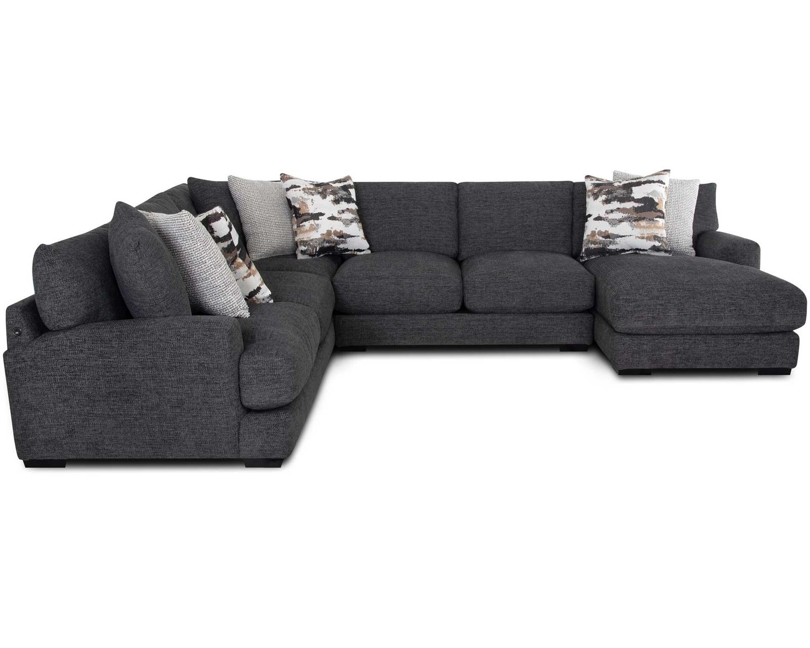Collins 810 Modular Sectional (Modern Comfort. Performance Fabric. Made for Real Life) - Layout E: Four Piece Sectional 115" x 141" x 65.5"
