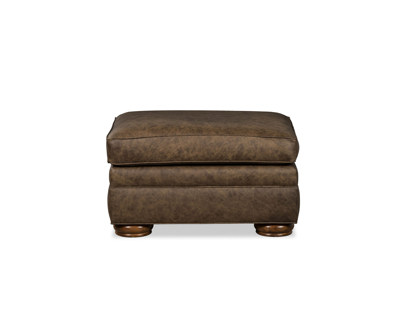 Laredo Top Grain Leather 92" Sofa (Leather choices) - Laredo Leather Ottoman