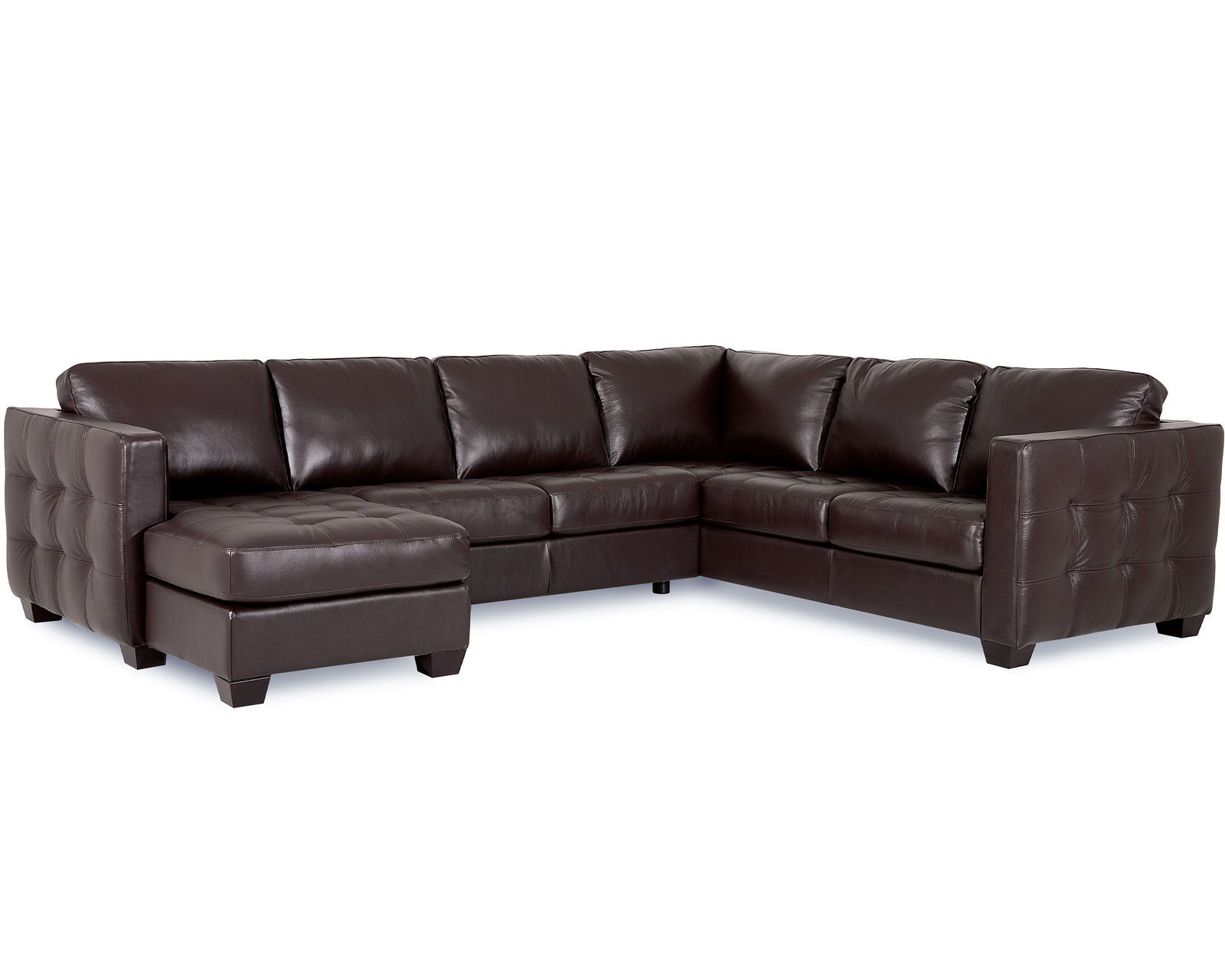 Barrett 77558 Sectional (+100 leathers) - Layout E: Three Piece Sectional 122" x 96"
