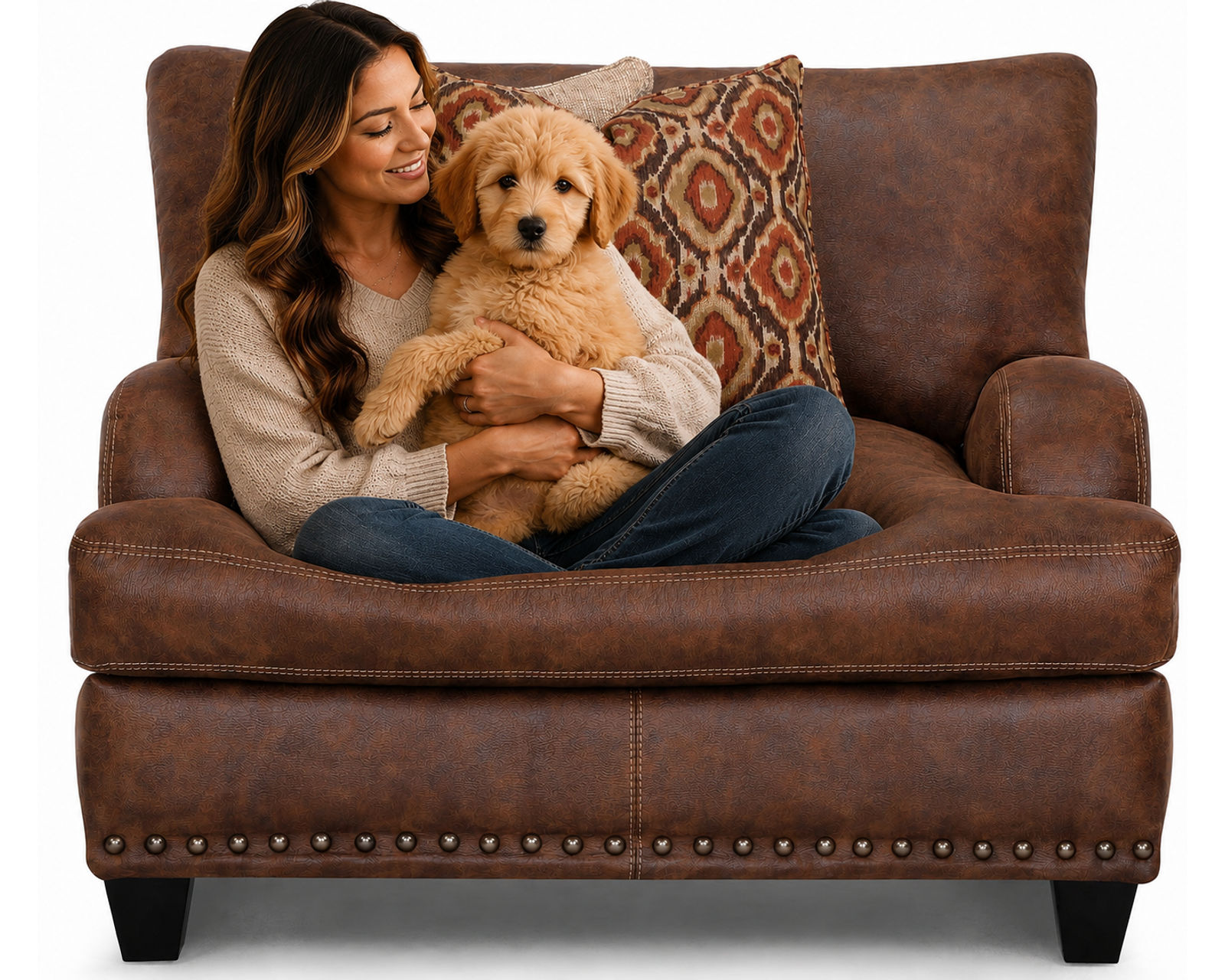 Indira 93" Sofa (The Designer Look—Without the Designer Budget) - Designer-Curated. Perfectly Coordinated. Surprisingly Affordable.