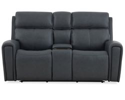 Warren 1848 Zero Gravity Triple Power Reclining Console Loveseat 77" (two colors)