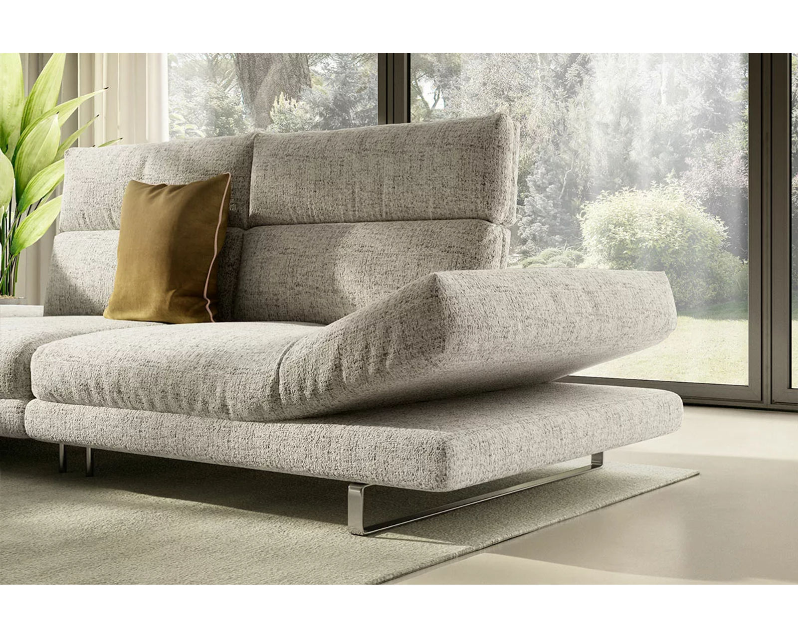 Roma X257 Sectional - adjustable seat depth (+50 leathers)