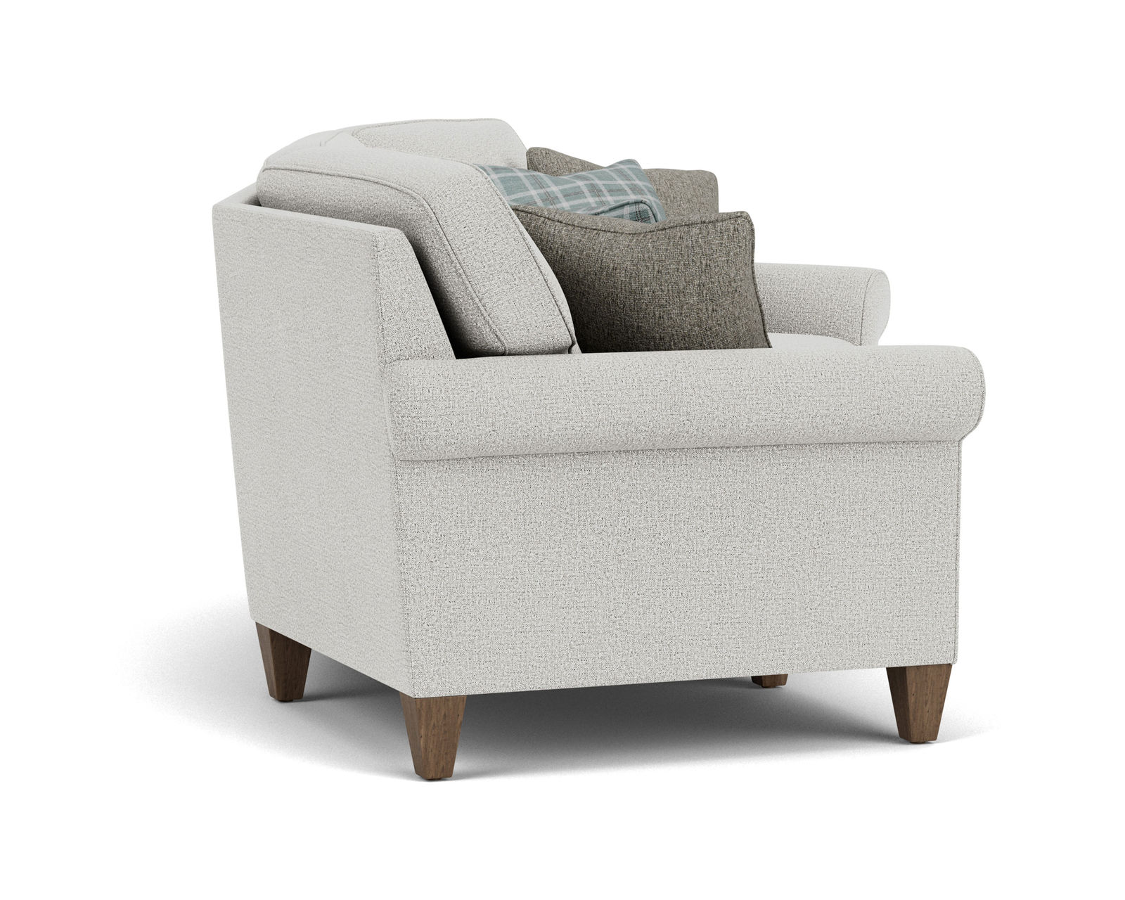 Westside 5979 Curved Conversation Sofa (100+ fabrics) 101" - Lifetime Warranty on internal structures