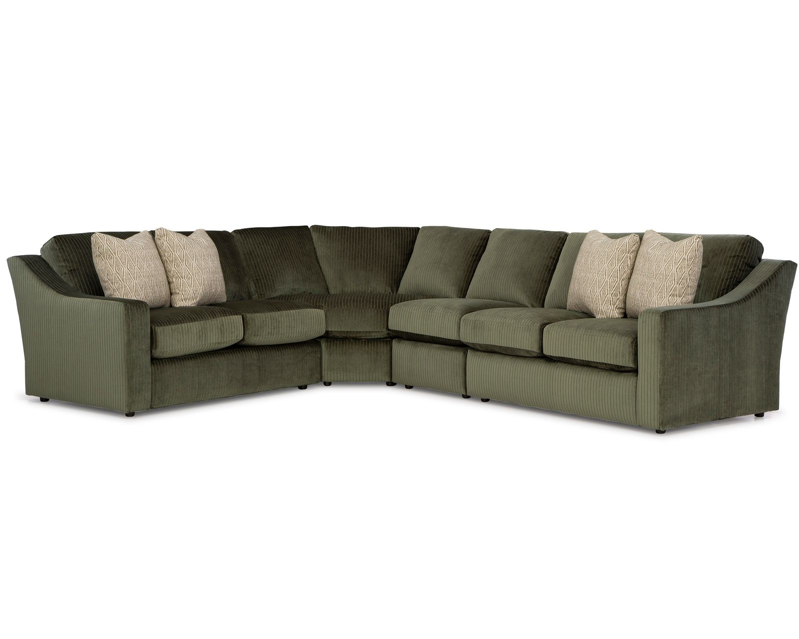 🎣 Caverra Stationary Sectional (+65 fabrics)