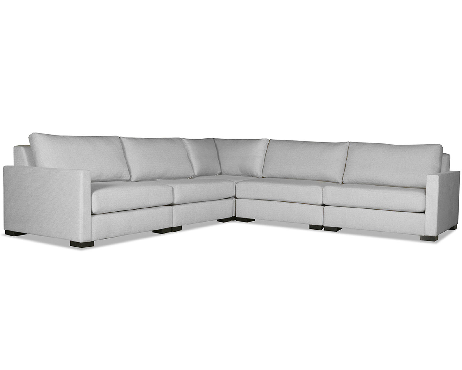 Chester 5 Pieces Modular Sectional (Choice of Colors) - Chester 5 Pieces Modular Sectional in Grey