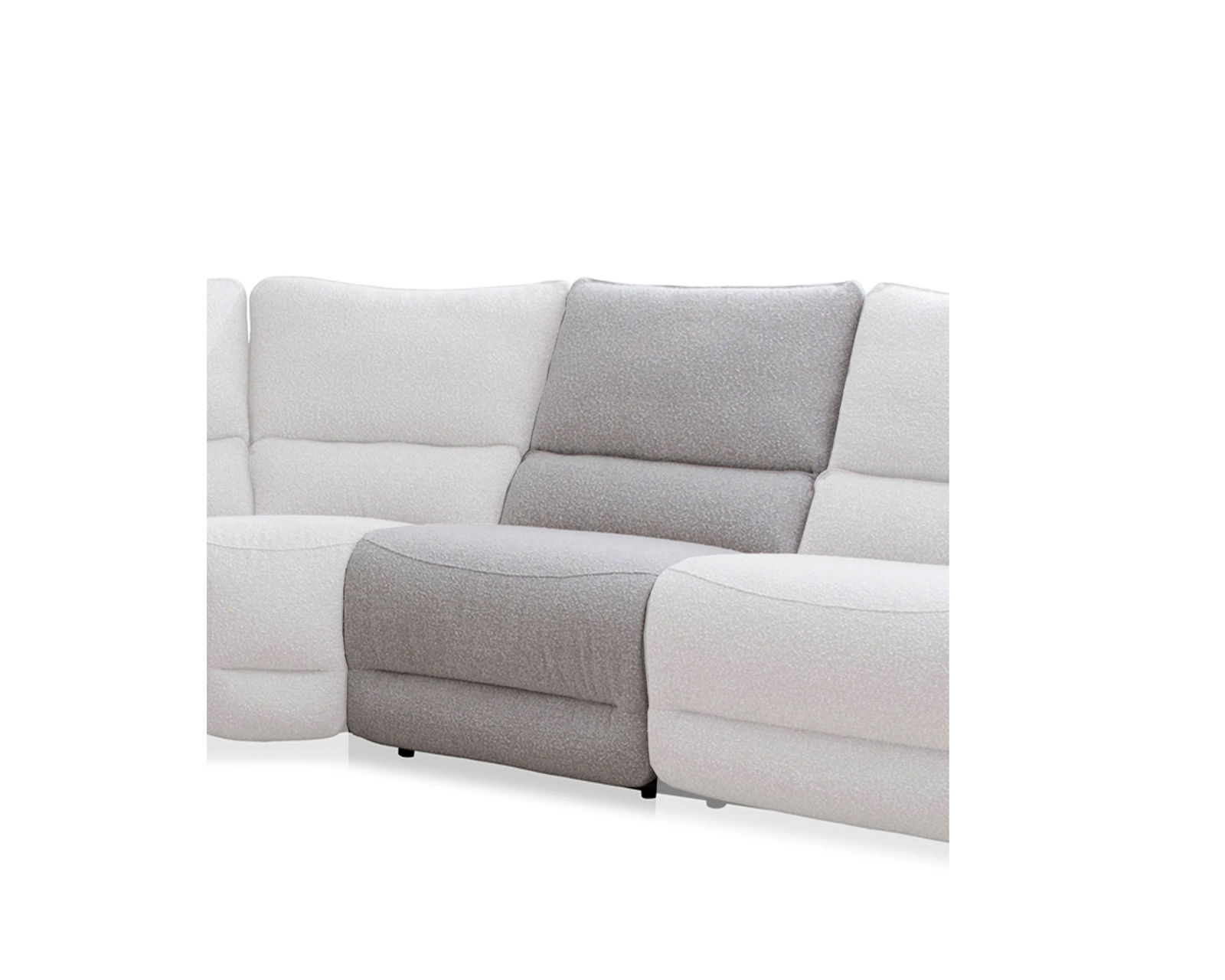 Stellar Zero Gravity Power Headrest Power Reclining Sectional Cotton (In stock - Fast shipping) - Stellar Armless Chair