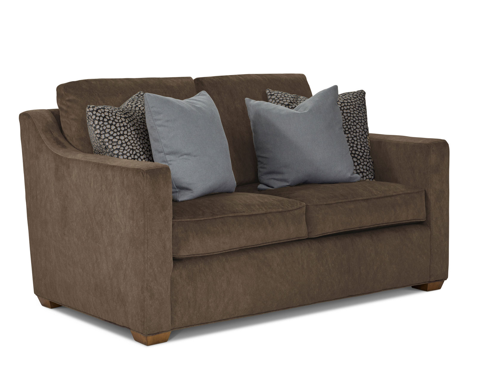 Milo 7050 Sofa (97") +100 fabrics - Milo 62" Loveseat without Nailhead Trim