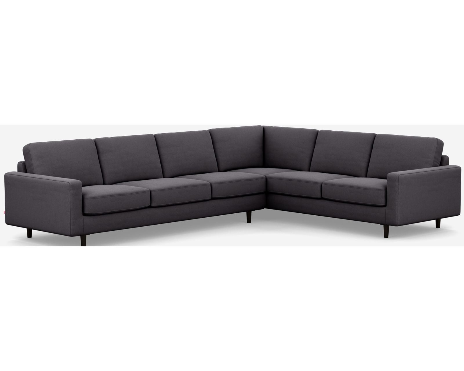 Oskar 77158 Sectional (124" x 95") +50 fabrics - Layout B: Two Piece Sectional 124" x 95"