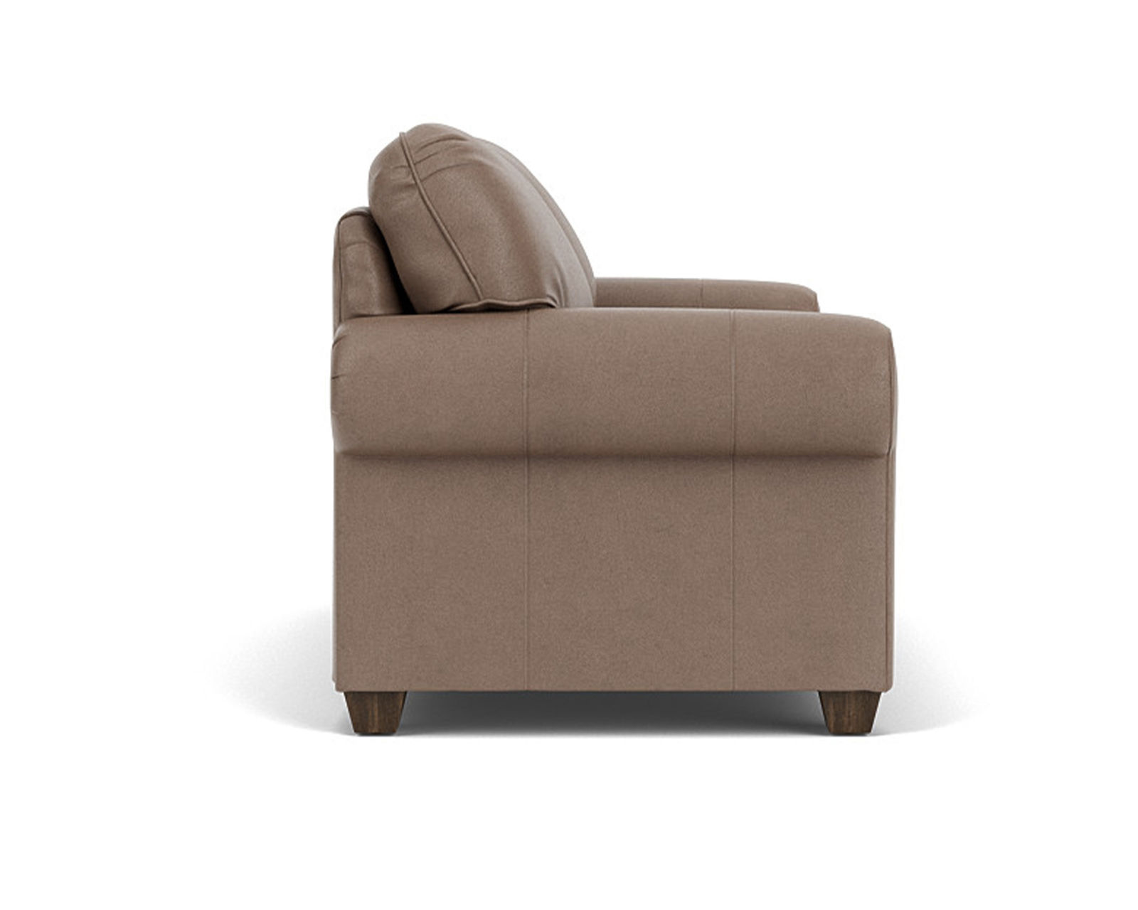 Thornton Leather 77" or 86" Stationary Sofa (Leather Choices) - Lifetime Warranty on internal structures
