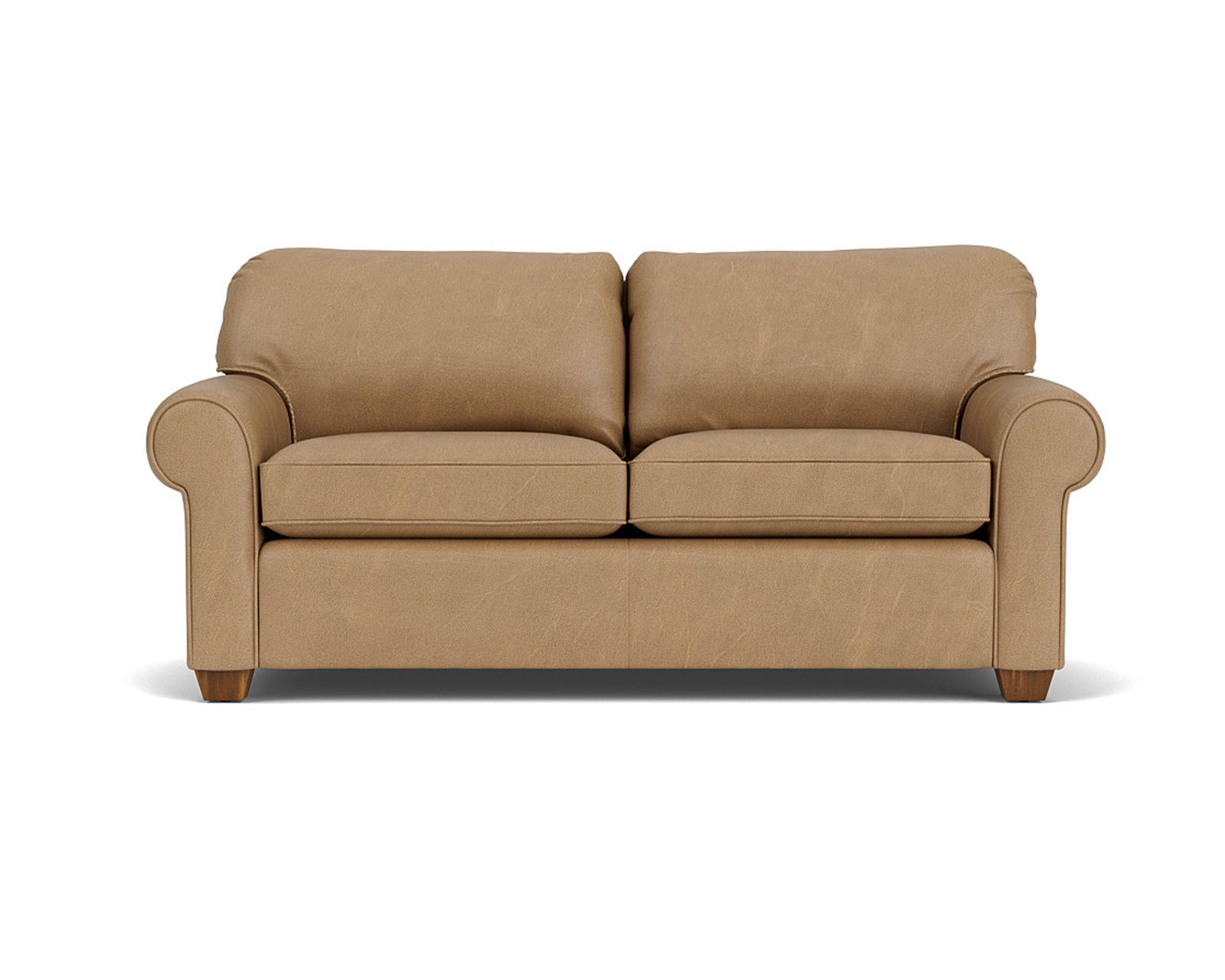 Thornton Leather Twin, Full or Queen Sleeper - Helical springs for enhanced seat and sleep comfort.