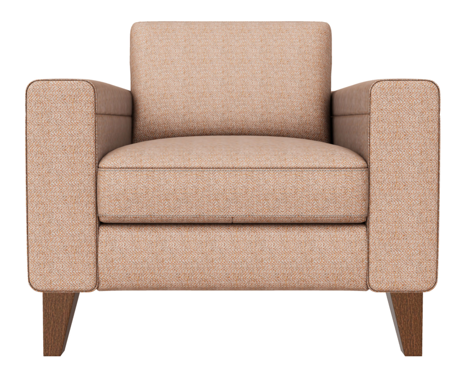 Sollievo B845 Chair (+50 leathers) - Sollievo Armchair shown in wood legs