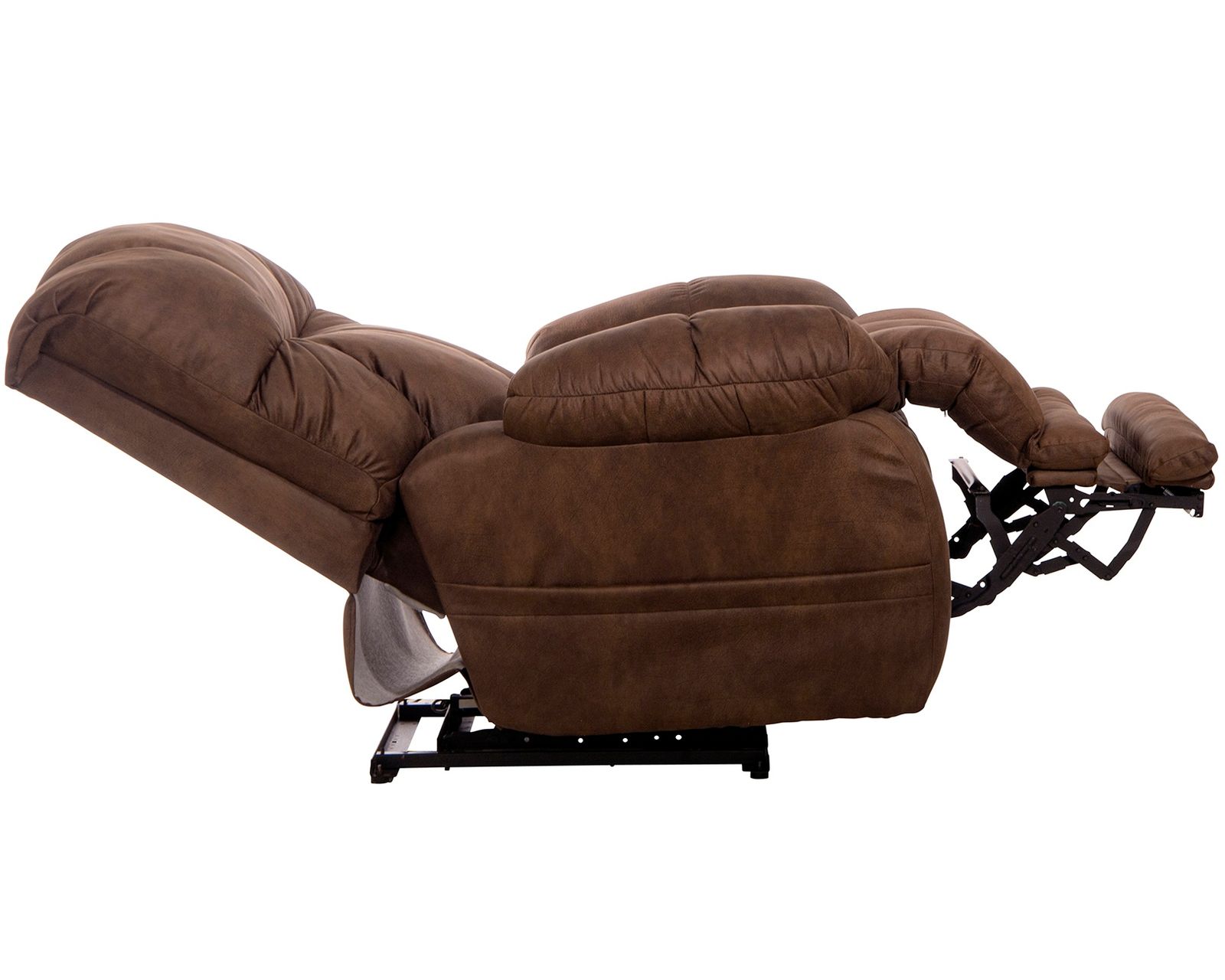 Dawkins Big Man's Lay Flat Power Recliner with Extended Ottoman Big and Tall Comfort (RATED 400 LBS.) 2 colors - Your New Favorite Place to Relax.