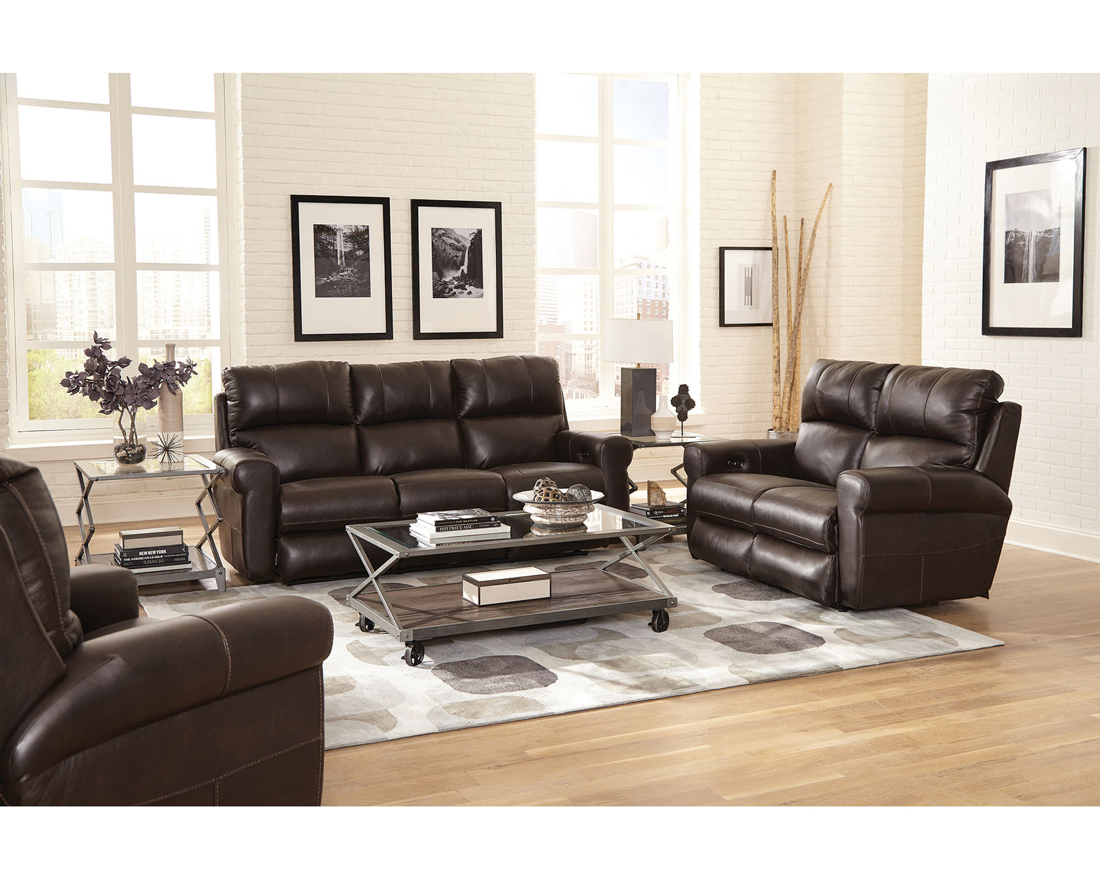 Torretta 86" Lay Flat Power Reclining Leather Sofa Premium Italian Leather, Bed-Like Lay Flat Comfort (Two colors) - Comfort Built for the Whole Family.