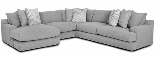 Layout J: Three Piece Sectional 64" x 132.5" x 132.5"