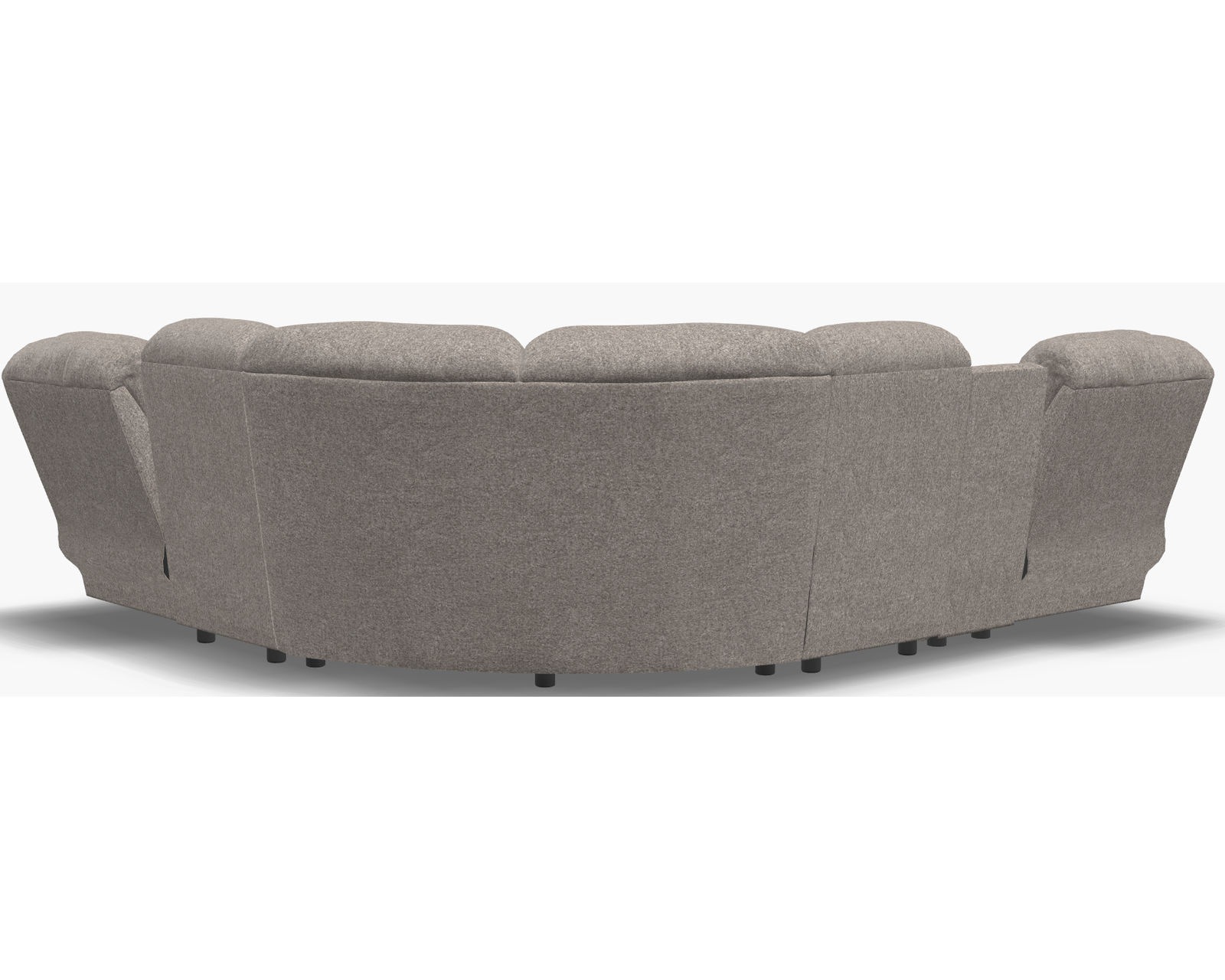 Regent 41094 Reclining Sectional (+50 fabrics) - Layout D: Six Piece Sectional 114" x 101"