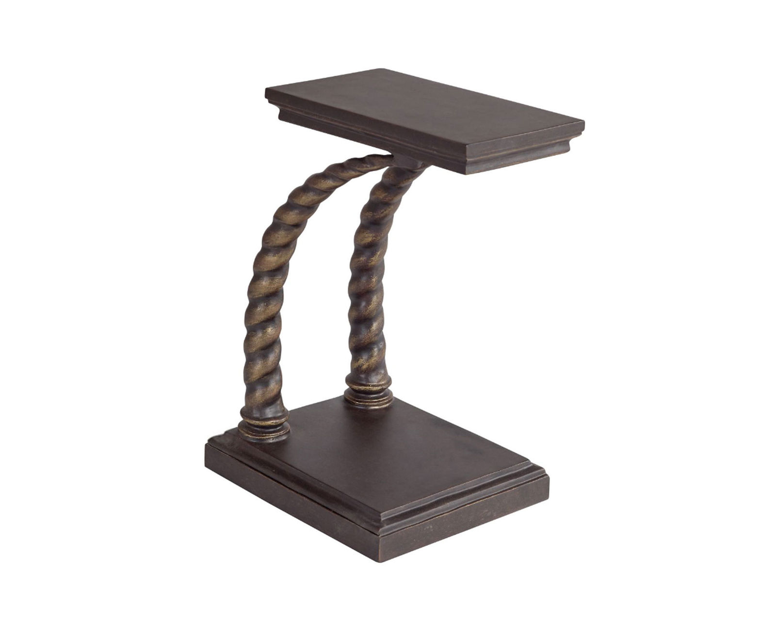 Hemingway Chesterfield Livingroom (Made to order fabrics) - Hemingway Elk Horn Accent Table w/ Caster