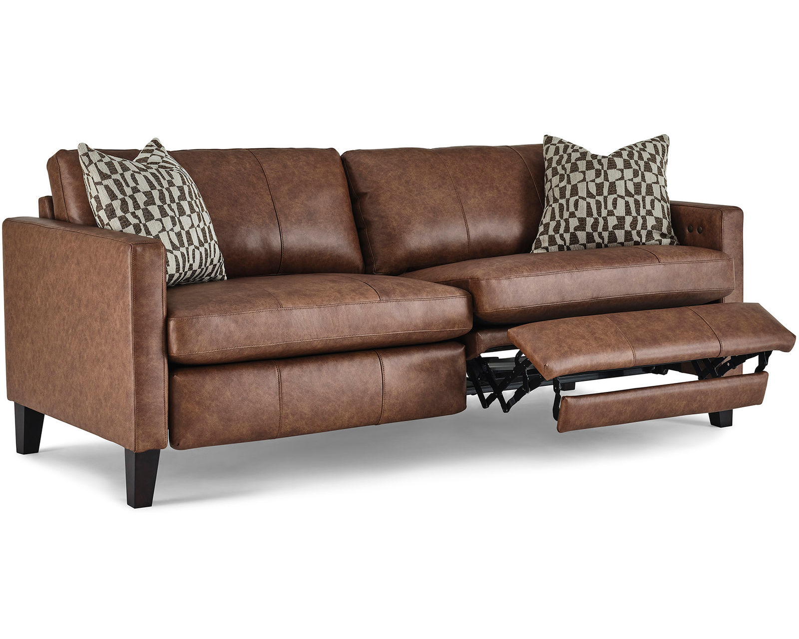 Traftly Mid-Century Power Incliner Leather Chair (+40 leathers) - Traftly Incliner Leather Sofa