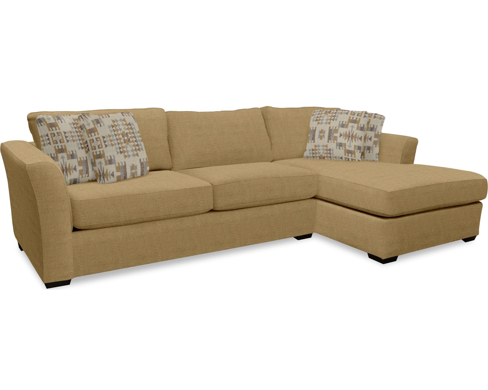 Hunter Stationary Sectional  (+101 Standard and Performance Fabrics) - Layout B: Two Piece Sectional 130" x 67"