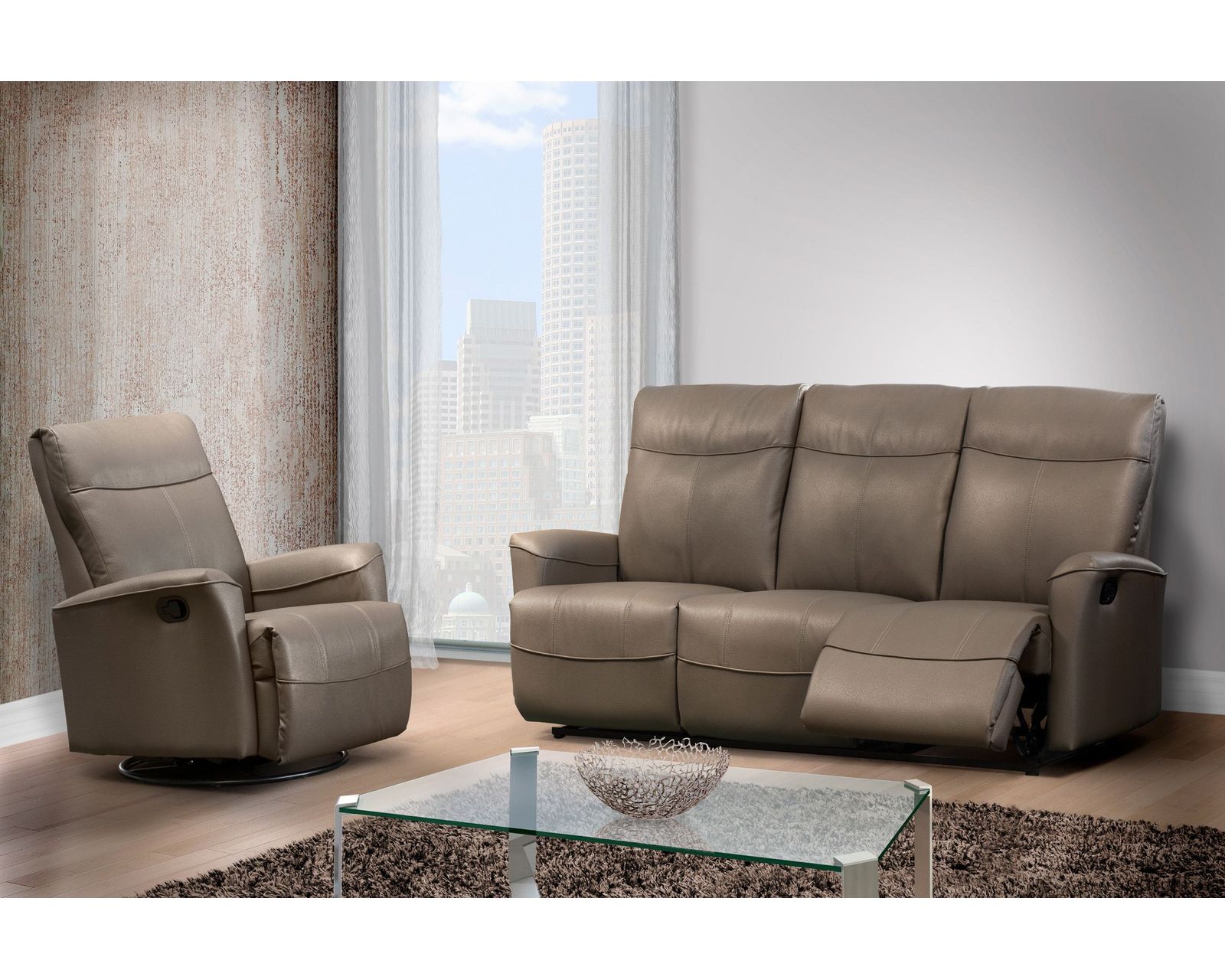 Lance 74" Reclining Sofa (+140 leathers) - Premium Comfort Without Compromise