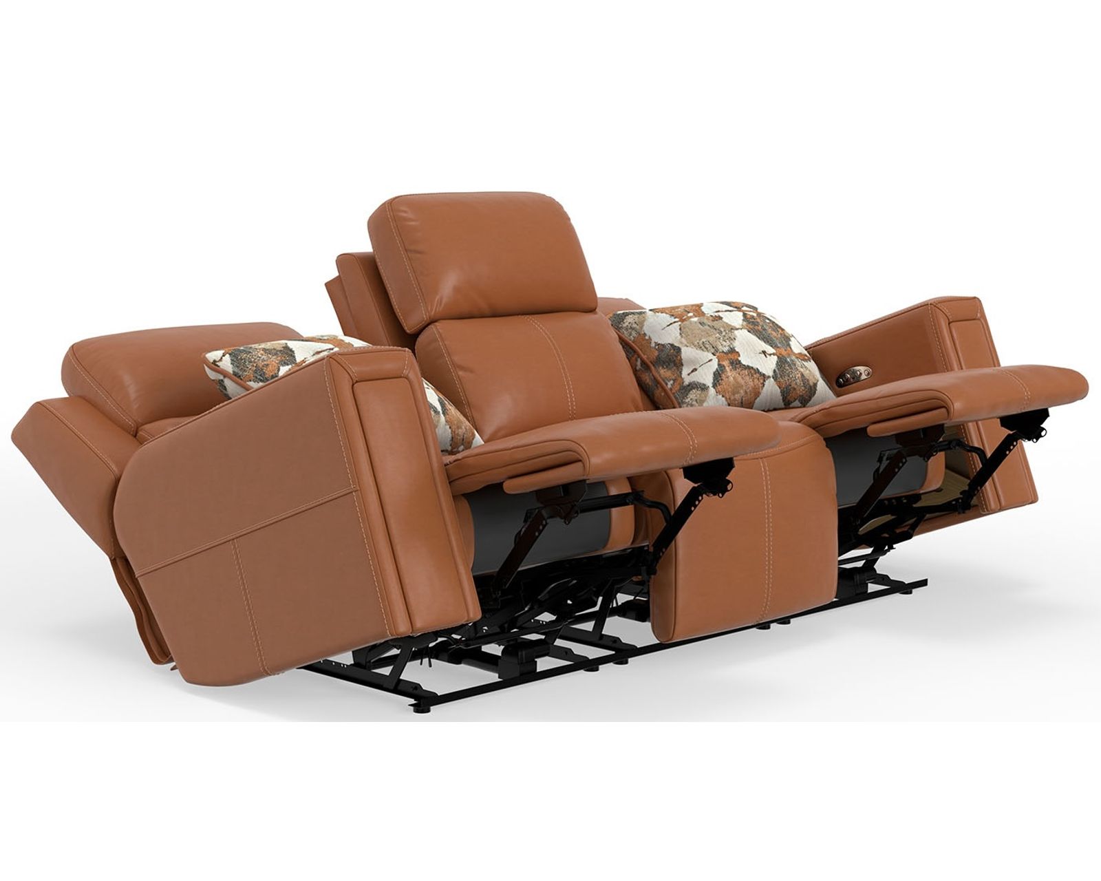 Arezzo 87" Zero Gravity Power Headrest Power Reclining Leather Sofa (2 colors) - The Perfect Seat After Every Long Day.