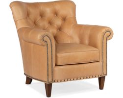 Bradington Young Kirby 463 Accent Chair (12 leathers) 8-Way Hand Tie