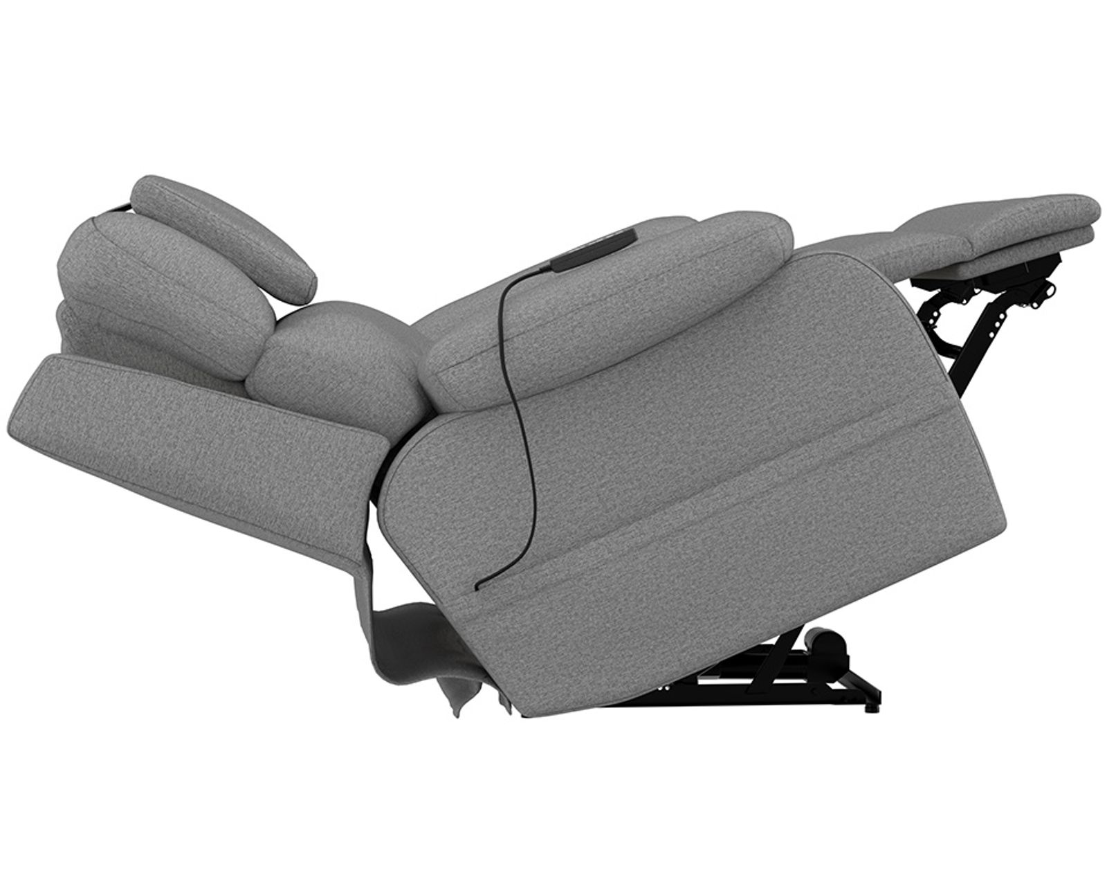 Dreamtime Power Headrest Lay Flat Recliner with CR3 Heat, Massage, Zero Gravity & Nanobionic Performance Fabric (3 colors) - Zero Gravity. Total Relaxation.