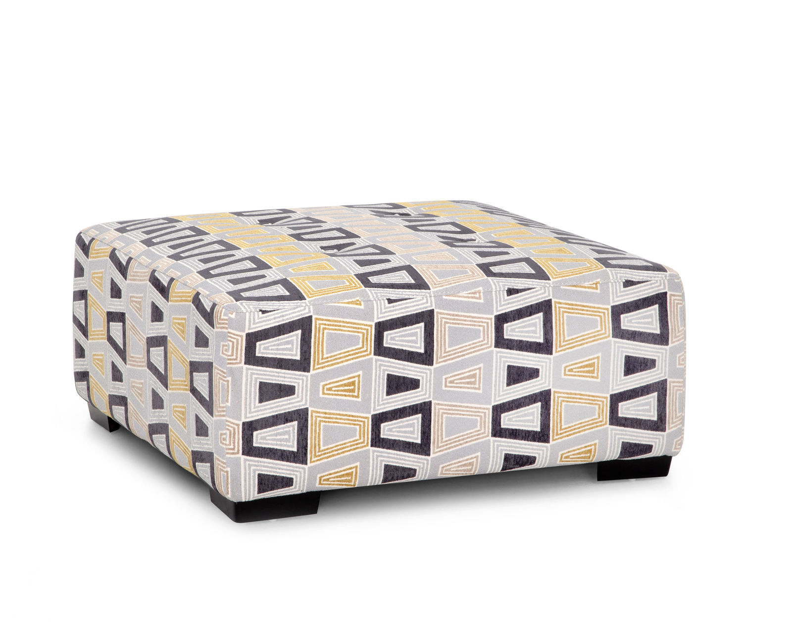 Dorian 940 Stationary Sectional (Includes Pillows) - Dorian Square Cocktail Ottoman