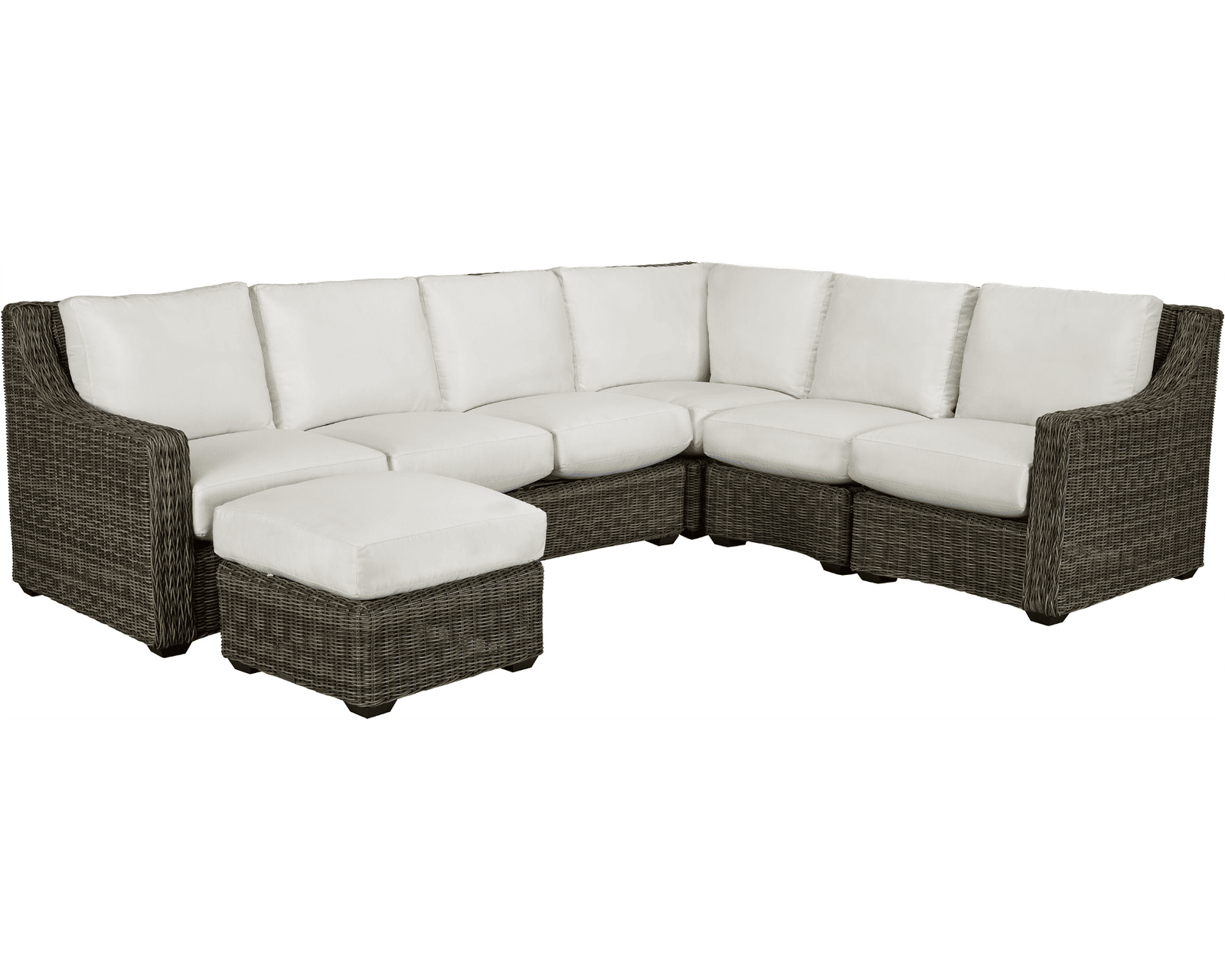 Oasis Outdoor Five Piece Sectional (Made to order fabrics) - Oasis Outdoor Five Piece Sectional