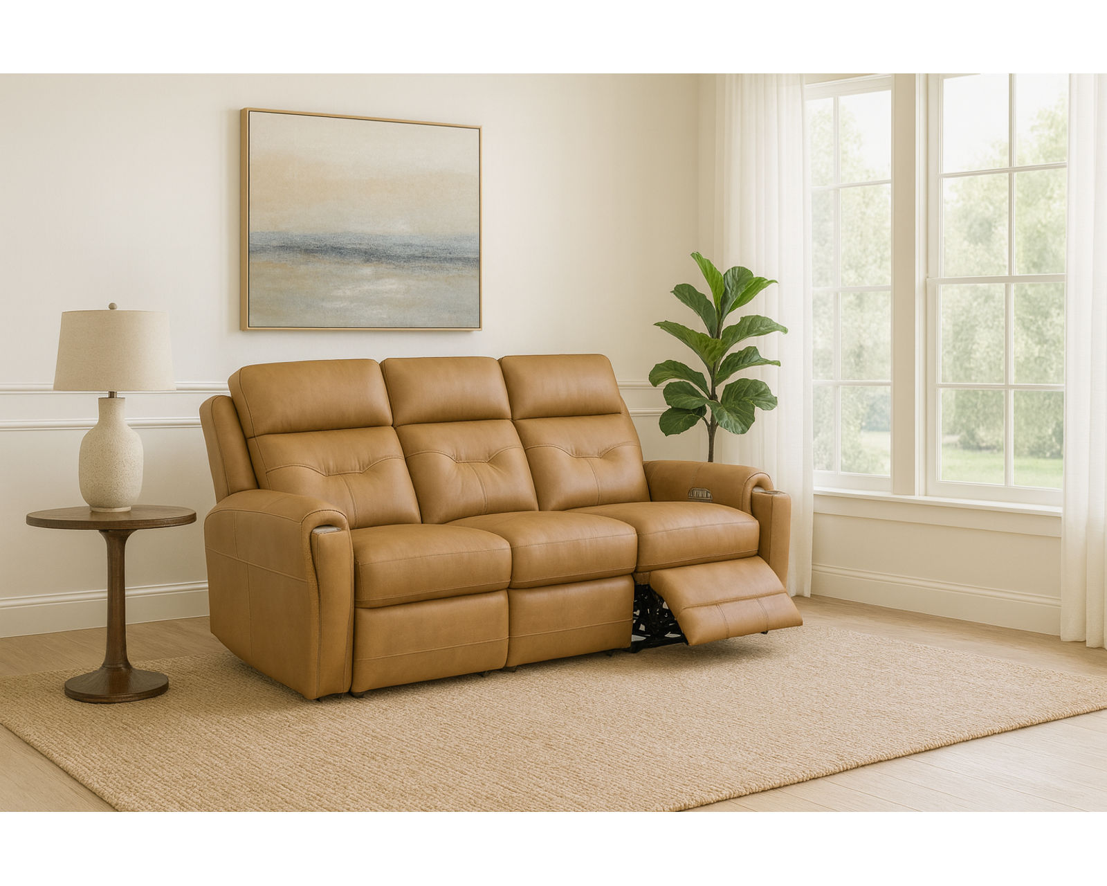 Felix 1536 Leather Zero Gravity Triple Power Recliner with Heat and Massage (2 colors) in stock - Felix Zero Gravity Triple Power Reclining Sofa