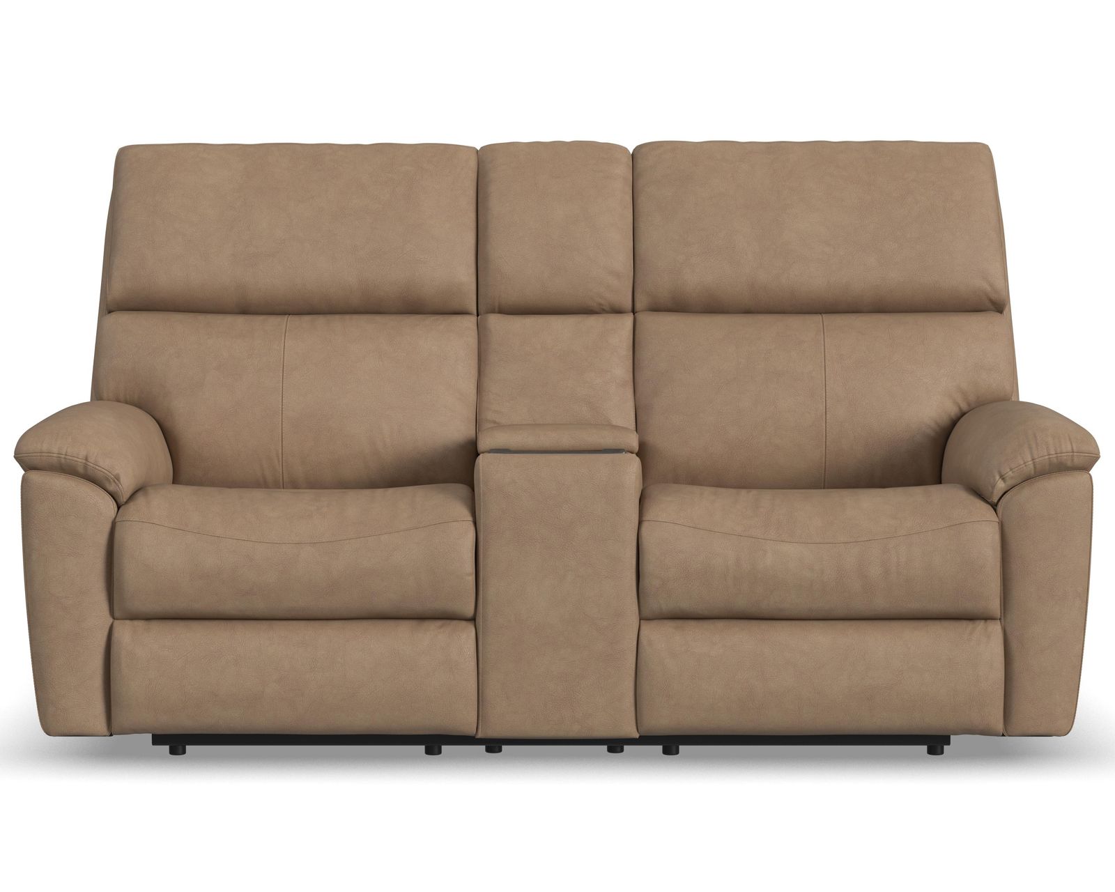 Porter 2865 Triple Power 74" Reclining Console Loveseat (+15 leathers)