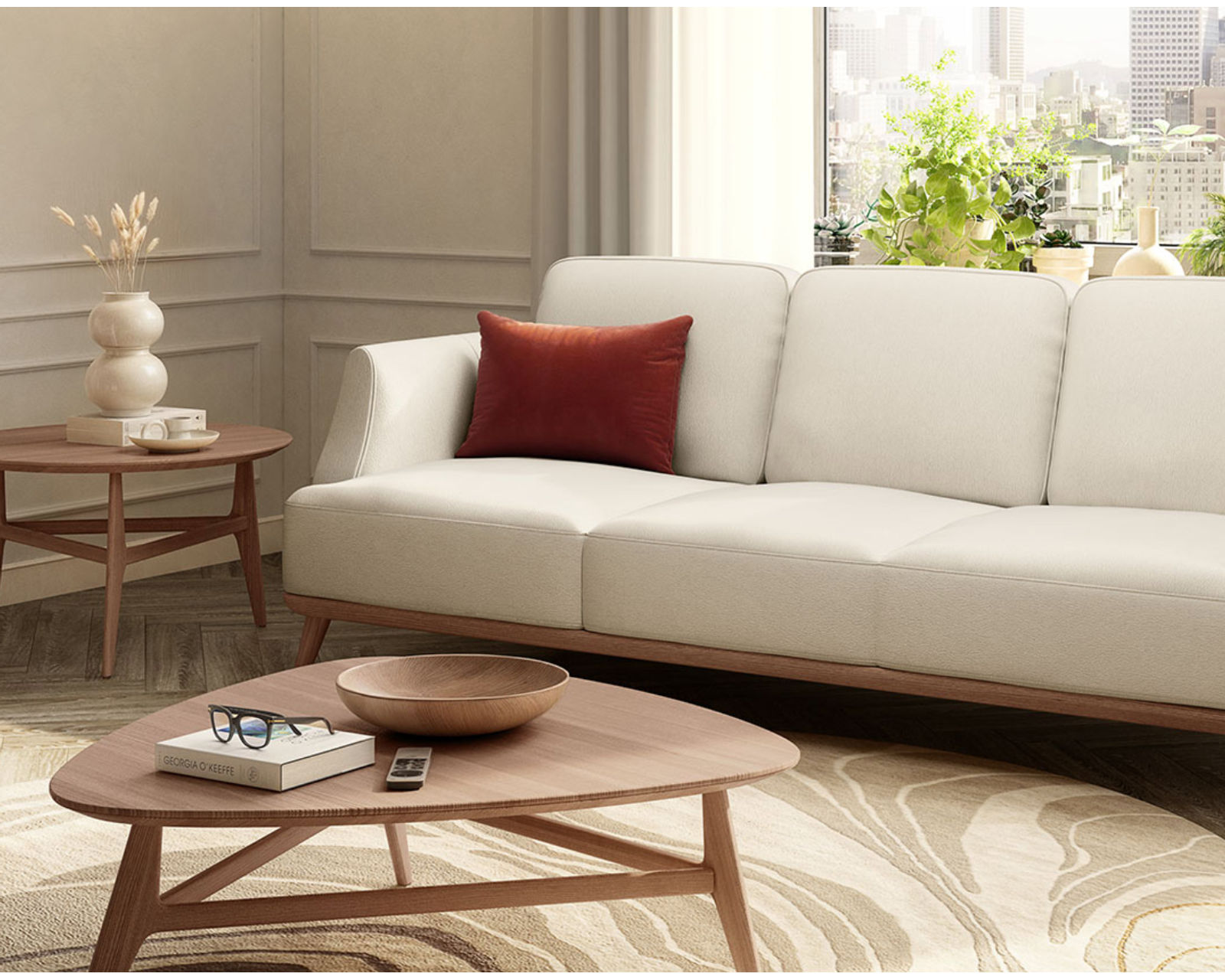 Charlotte C314 Sofa (77" or 92") +40 fabrics
