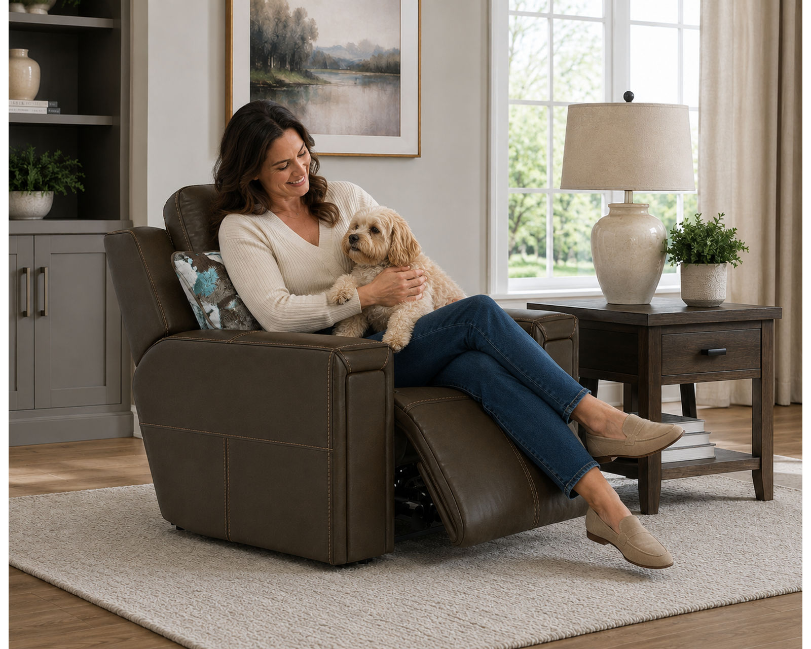 Arezzo 87" Zero Gravity Power Headrest Power Reclining Leather Sofa (Two colors) - From Movie Night to Every Night—Comfort Lives Here.