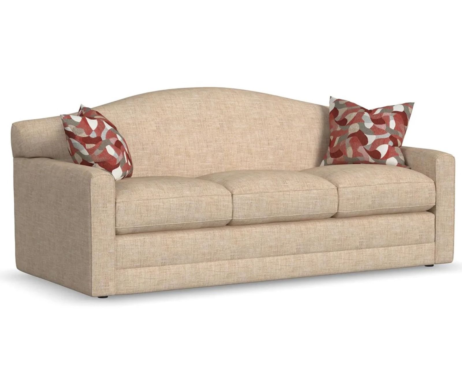 Aggie 78" Sofa (+90 fabrics) - Aggie Three Cushion Sofa
