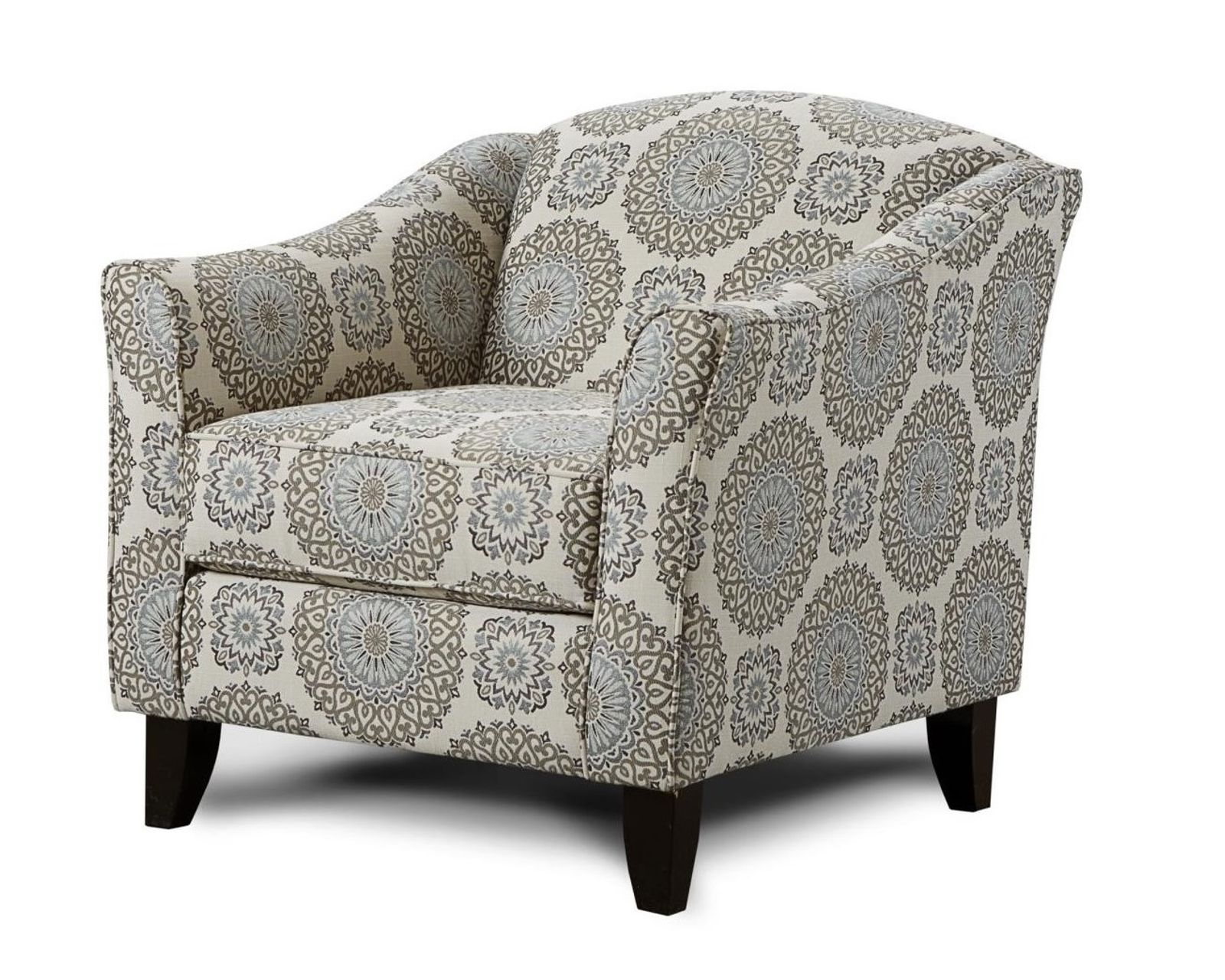 Grande Mist 88" Sofa - 1140 (includes pillows) Performance fabric (In stock) - Brianne Twilight Accent Chair
