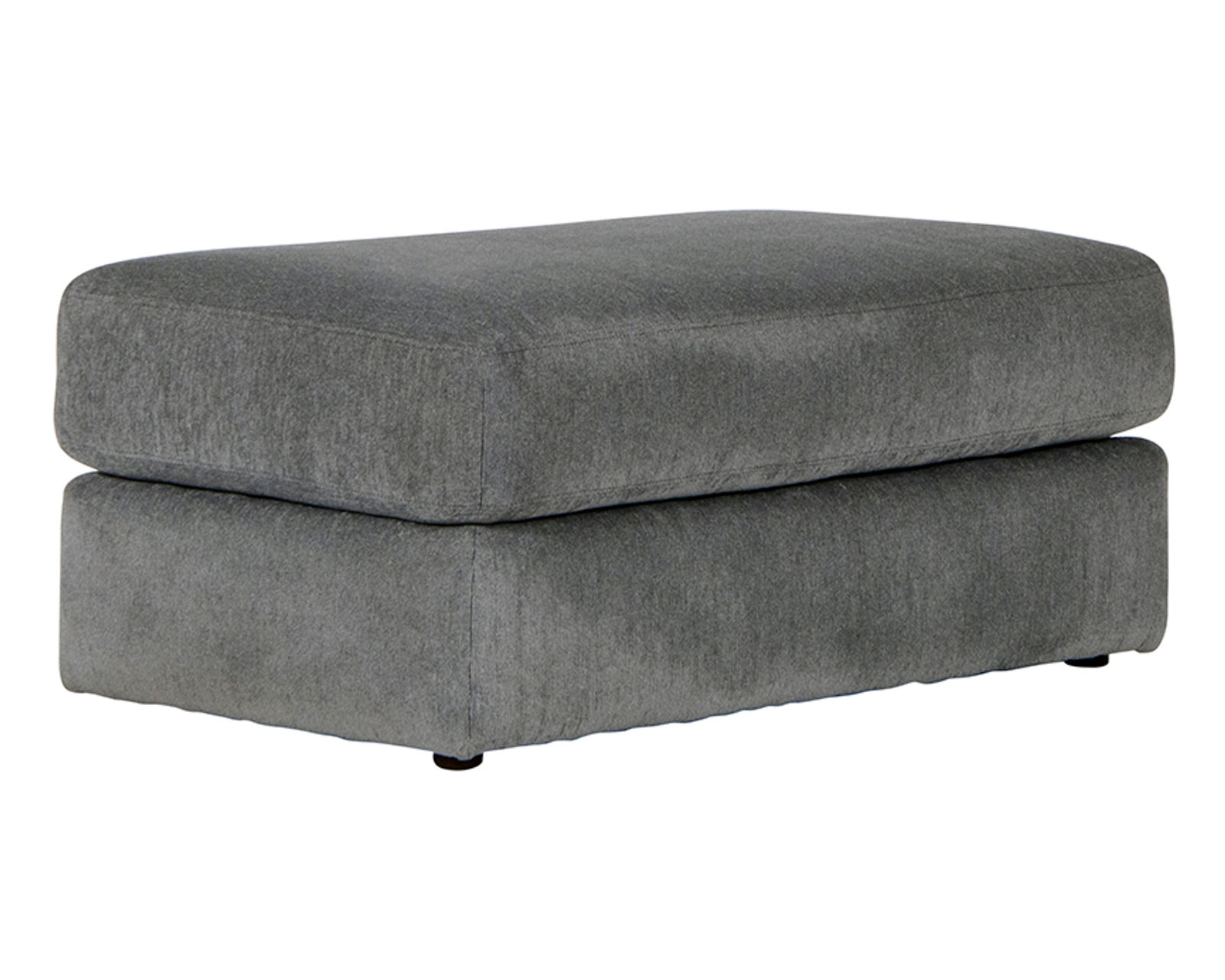 Lamar 90" Sofa (2 colors) includes pillows - Lamar 25" x 45" Ottoman (for chair and a half) Shown in Fabric Shark
