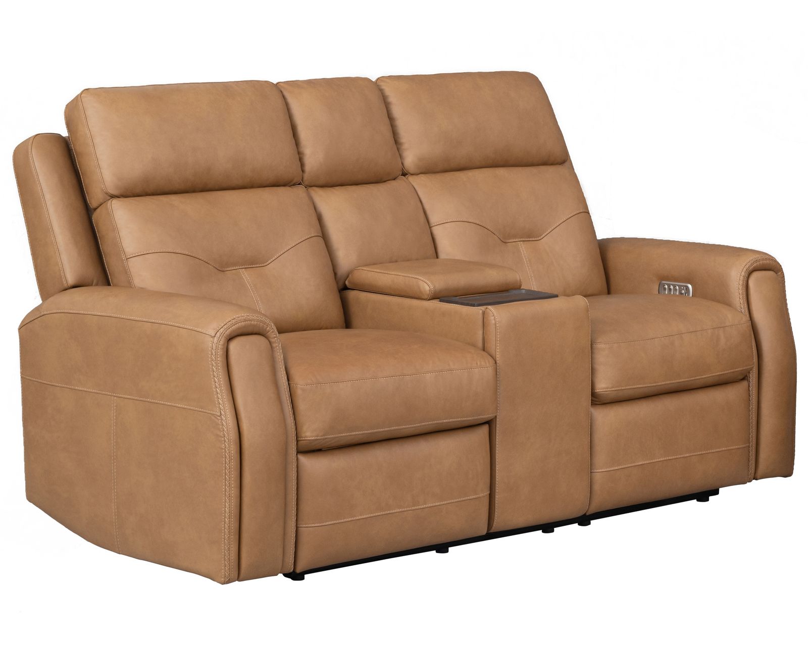 Felix 1536 Leather Zero Gravity Triple Power Reclining Sofa with Heat and Massage (2 colors) in stock - Felix Zero Gravity Triple Power Reclining Console Loveseat with Heat and Massage