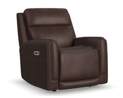 Alister Leather Power Gliding Recliner with Power Headrest and Lumbar  - +3 colors (in stock)