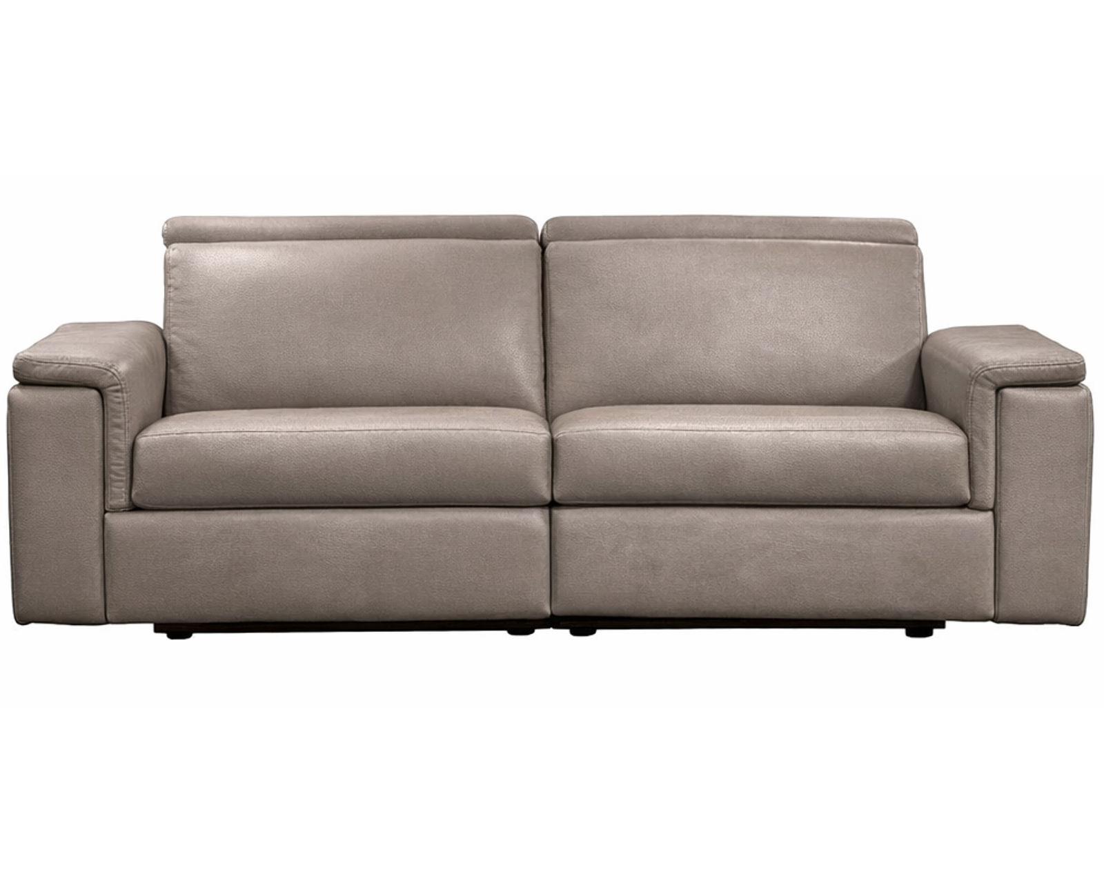 Zoe Dual Power Reclining Sofa — Available in Standard & Wide Cushions, 140+ Leather Options, and 85", 91", or 117" Widths - Zoe 85" Power Reclining Sofa with Power Headrests (Wide Seat, 2 Cushions)