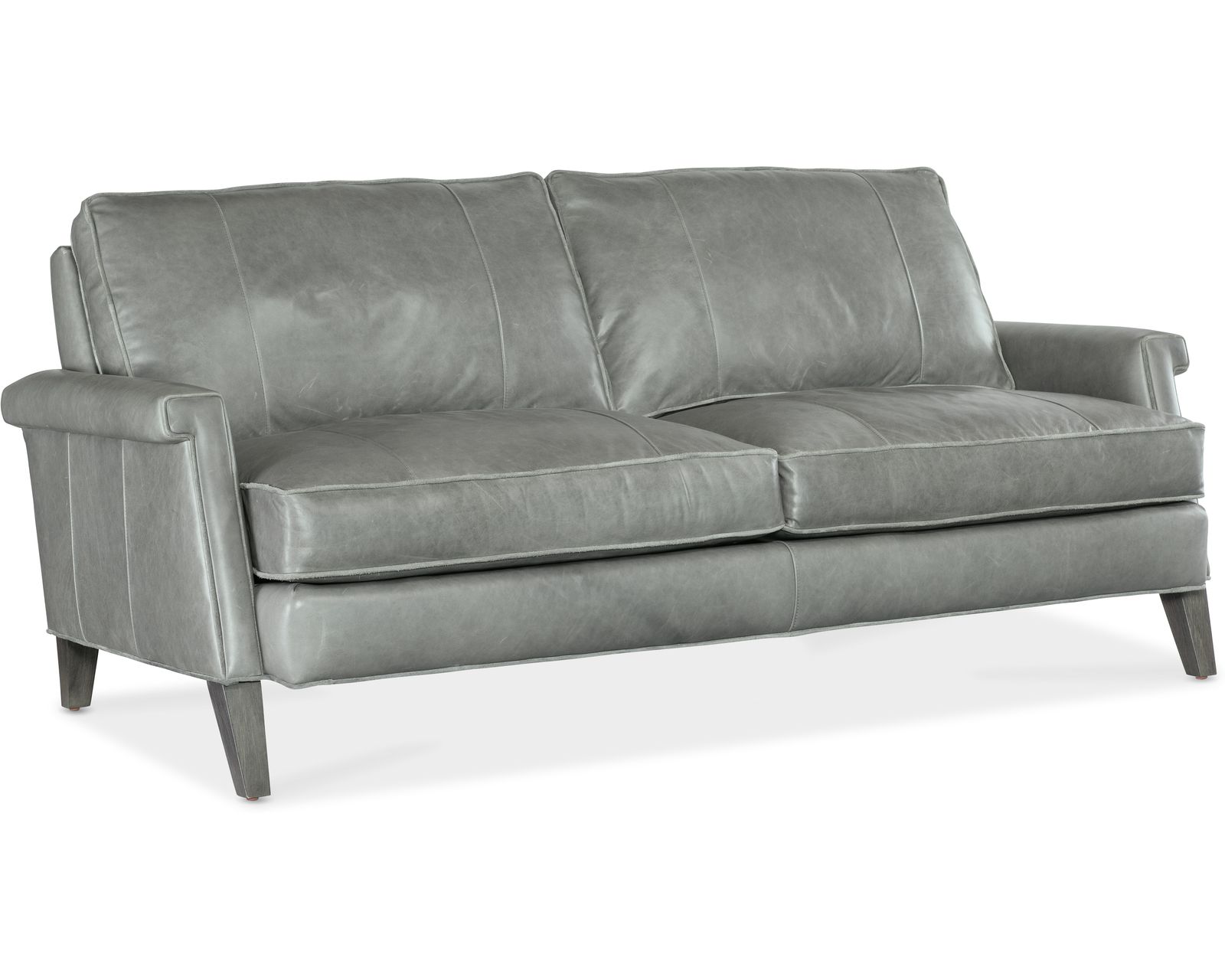 Bradington Young Emyrsen 624 Sofa (12 leathers) 8-Way Hand Tie - Emyrsen Stationary Sofa 8-Way Hand Tie