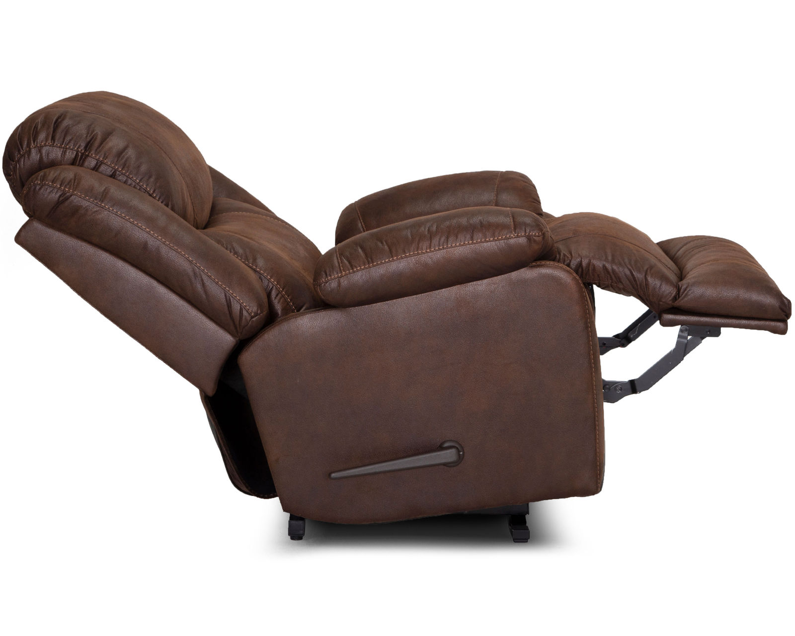 Caesar 9534 500 lb. Oversized Big Man's Rocker Recliner Brown  (Commanding Size. Heavy-Duty Strength. Built for 500 lbs) - More Room. More Support. More Comfort.