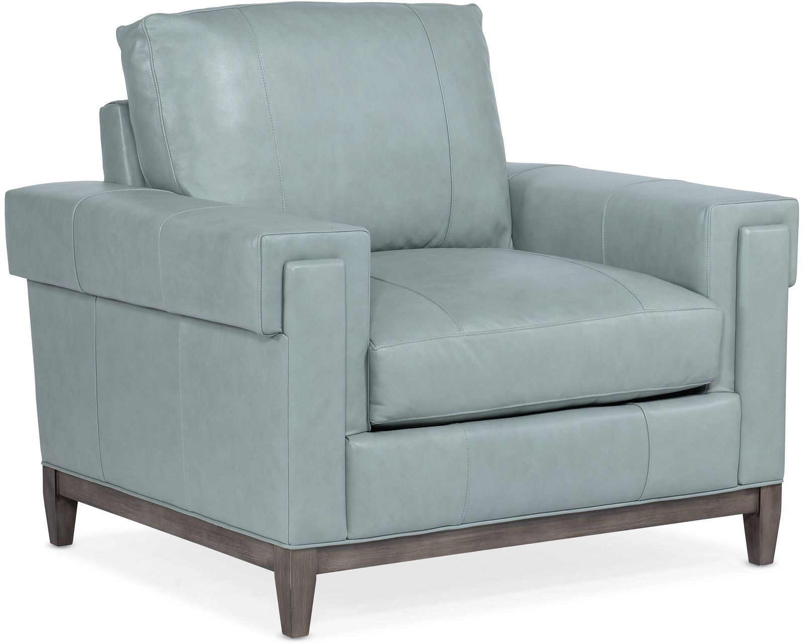 Bradington Young Noah 76" Studio Sofa (12 leathers) 8-Way Hand Tie - Noah Stationary Chair 8-Way Hand Tie