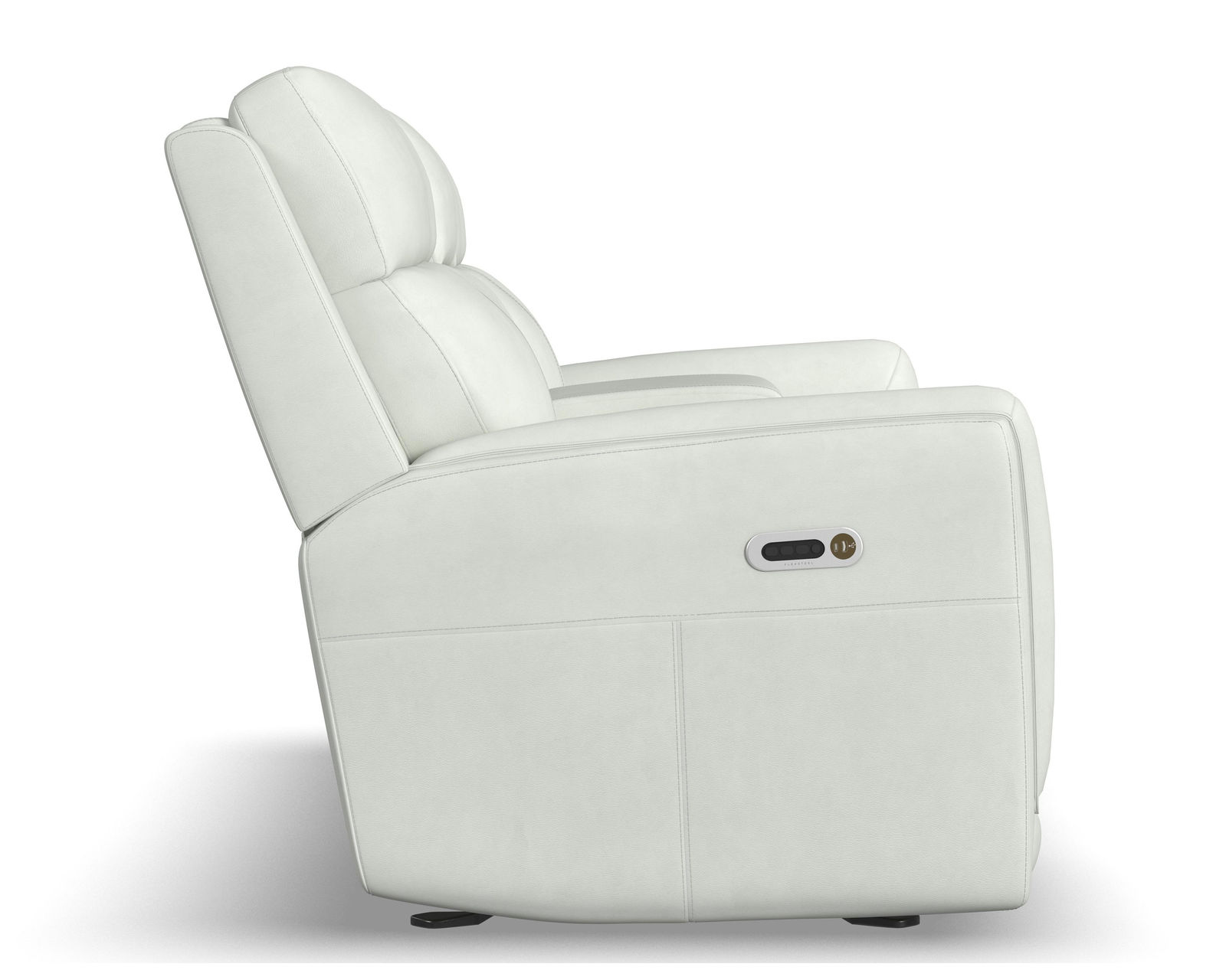 Alister 71" Leather Power Gliding Loveseat with Console, Power Headrests & Lumbar (+3 colors) in stock