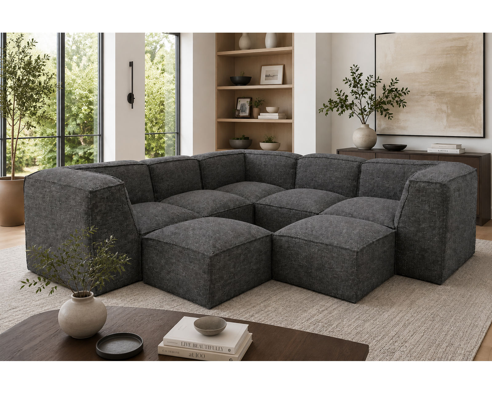 Freestyle 895 Modular Sectional (Three Simple Pieces. Nearly Endless Possibilities) - Franklin Brings the Room Together. Beautifully. Affordably.