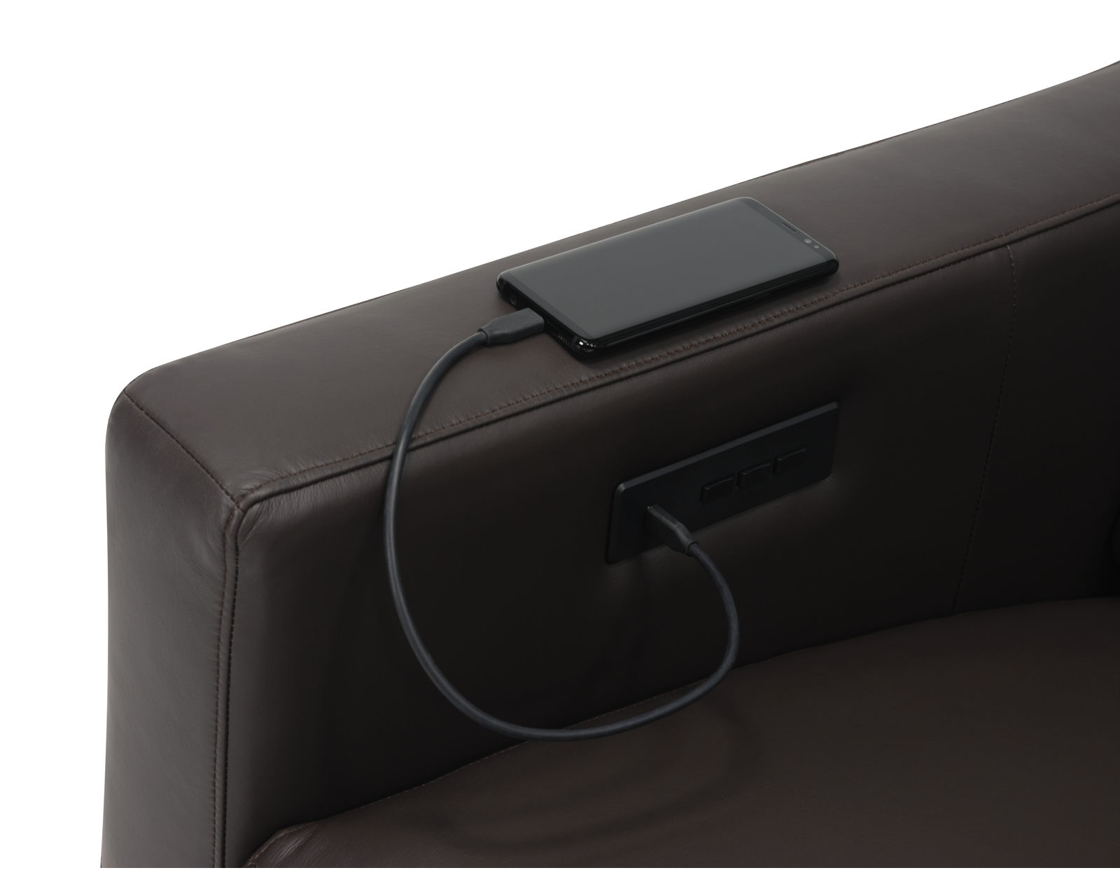 Reece 40109 Home Theater Sectional (+200 colors) - Features USB Charging